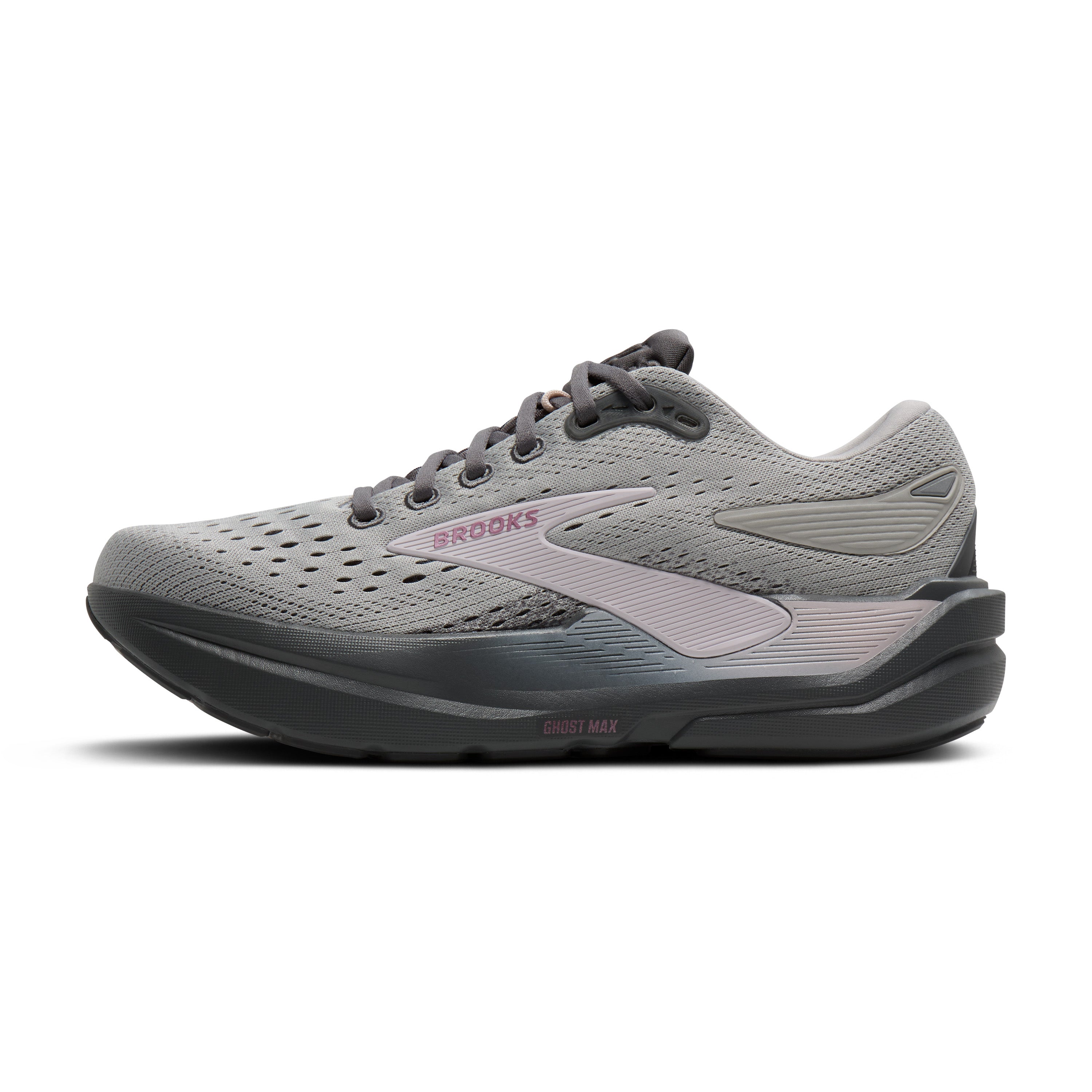 Brooks Ghost Max 3 Womens Running Shoes - Harbour Mist/Poppy Seed/Pink