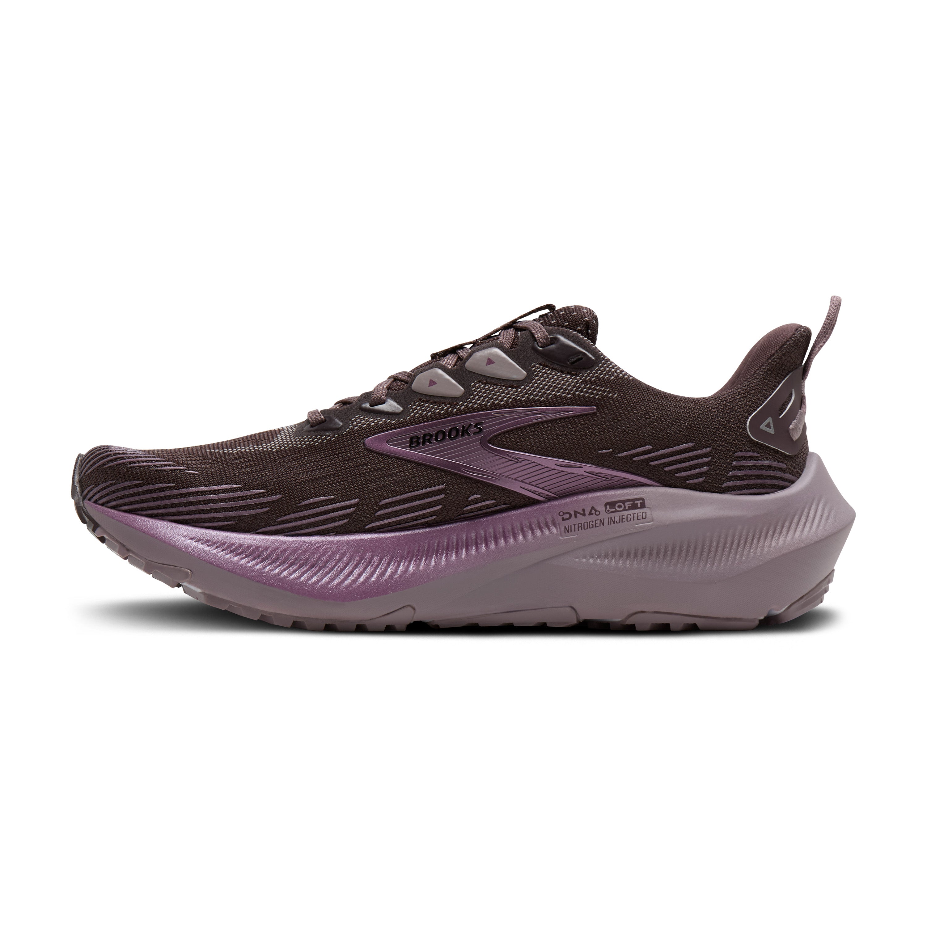 Brooks Ghost Trail Womens Running Shoes - Raisin/Purple/Metallic