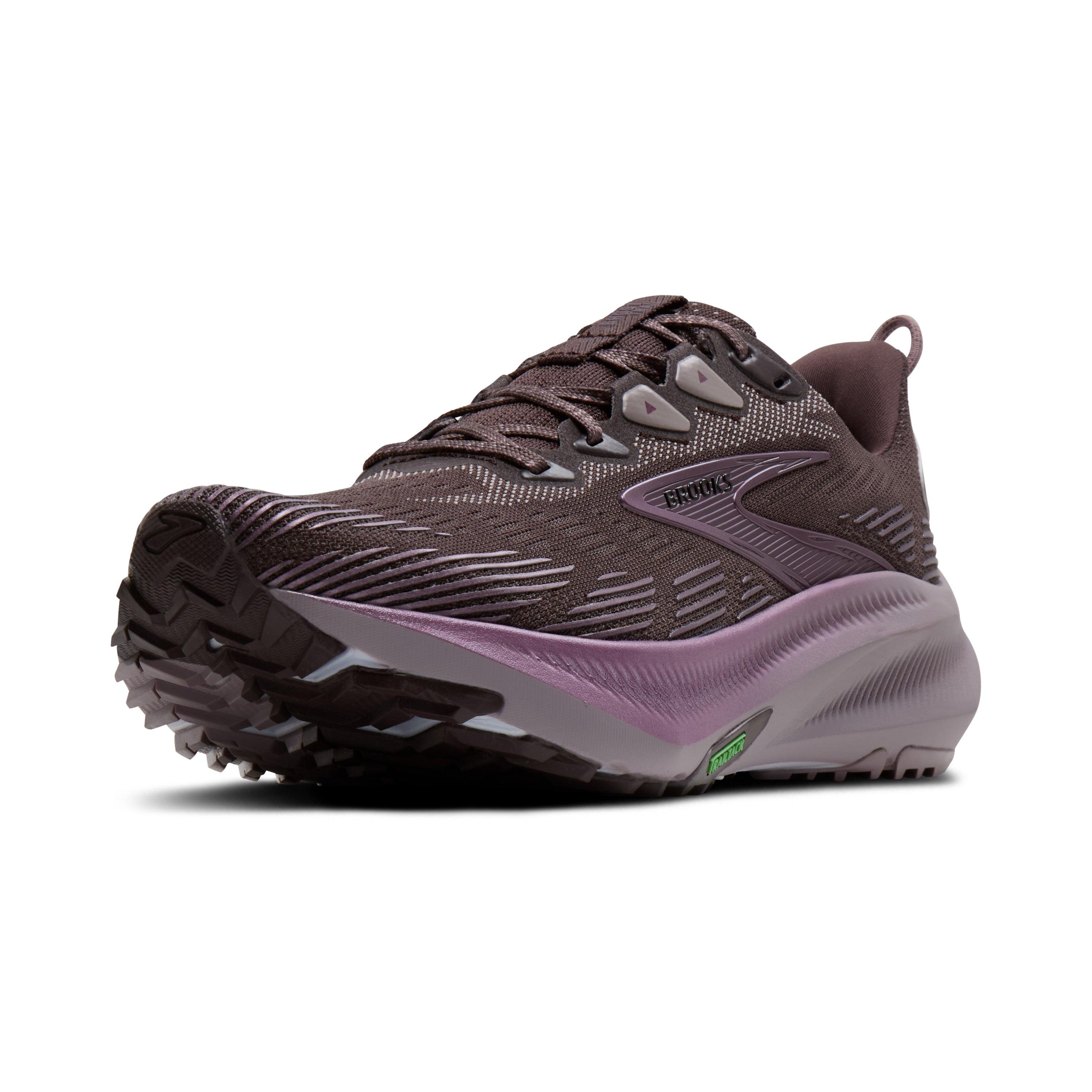 Brooks Ghost Trail Womens Running Shoes - Raisin/Purple/Metallic