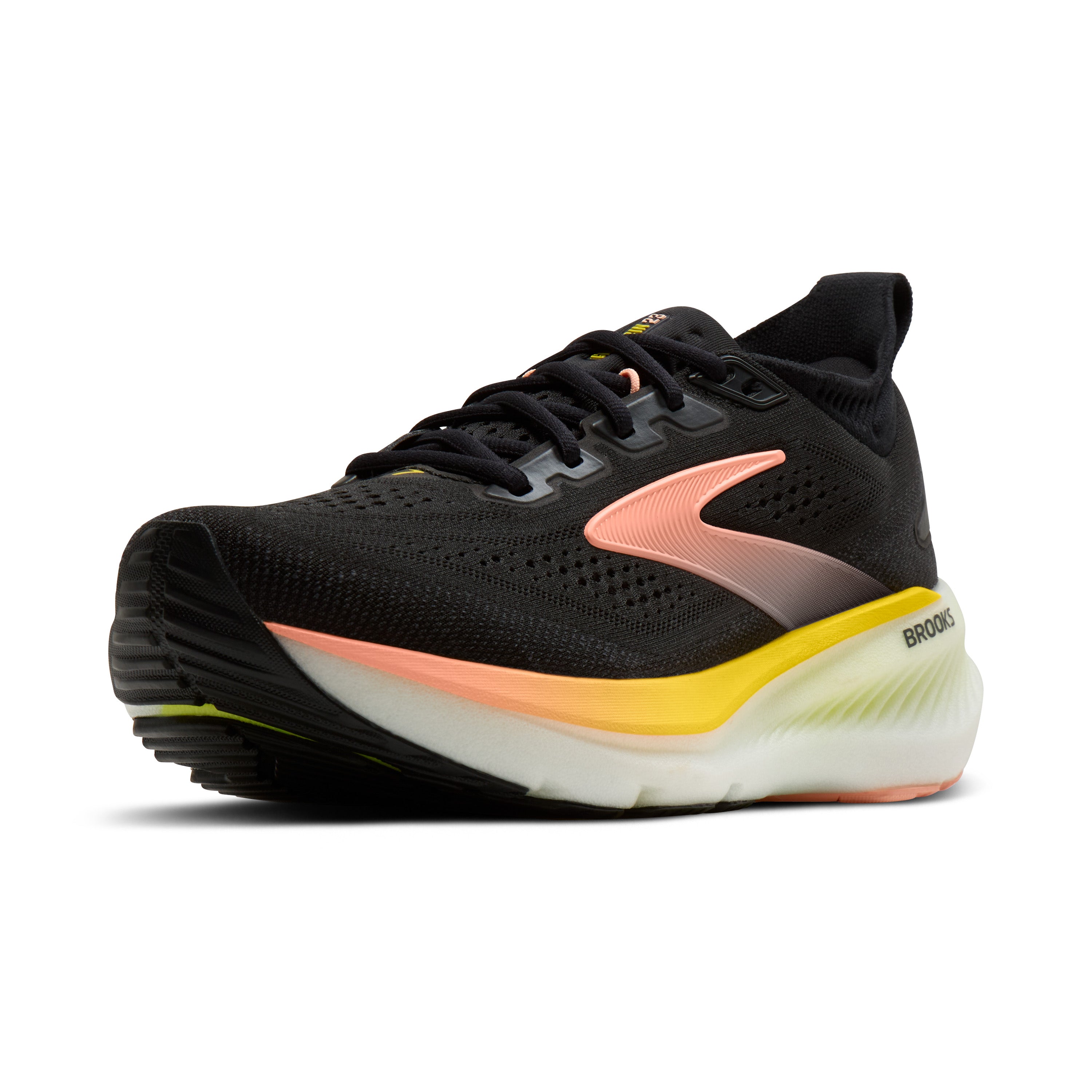 Brooks Glycerin 23 Womens Running Shoes - Black/Peach/Nightlife