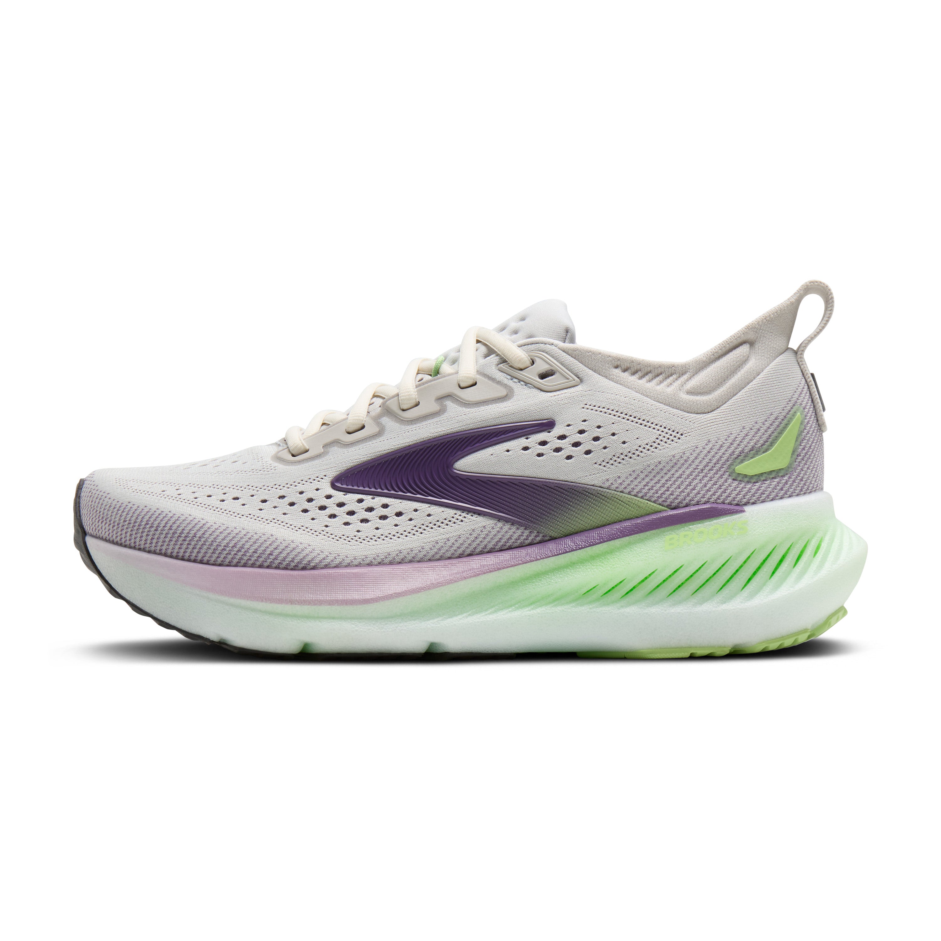 Brooks Glycerin 23 Womens Running Shoes - Antarctica/Grape/Green Gecko
