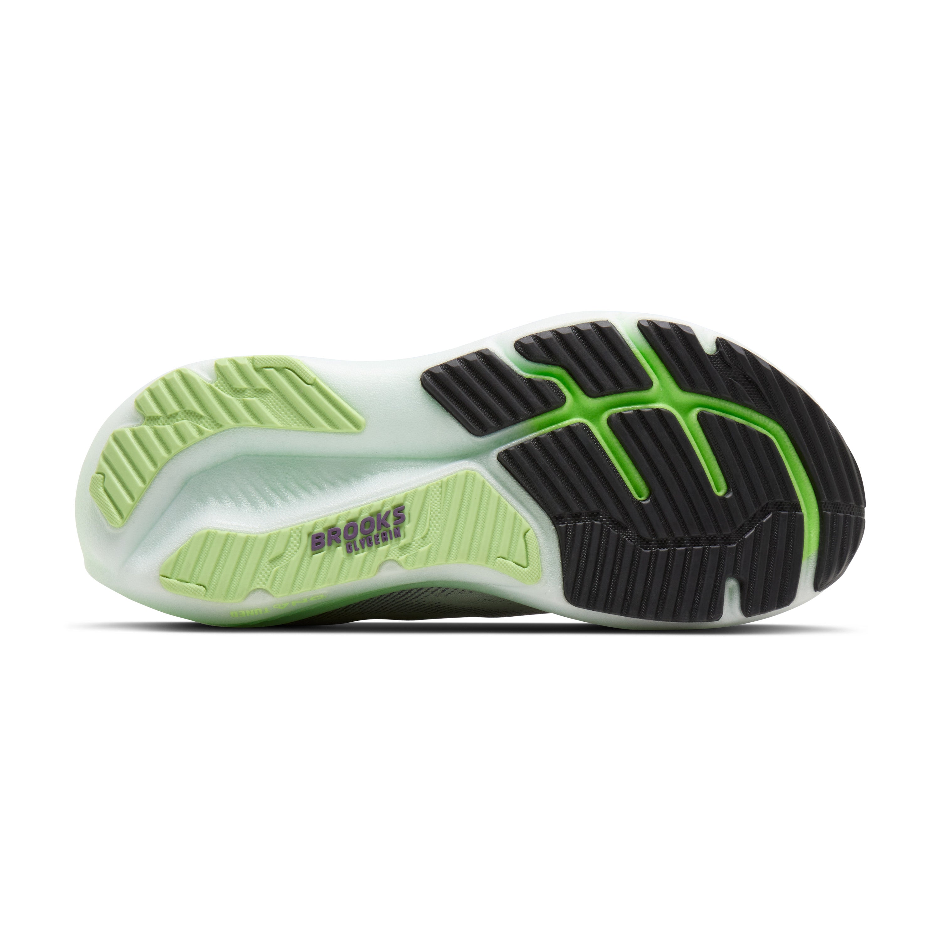 Brooks Glycerin 23 Womens Running Shoes - Antarctica/Grape/Green Gecko