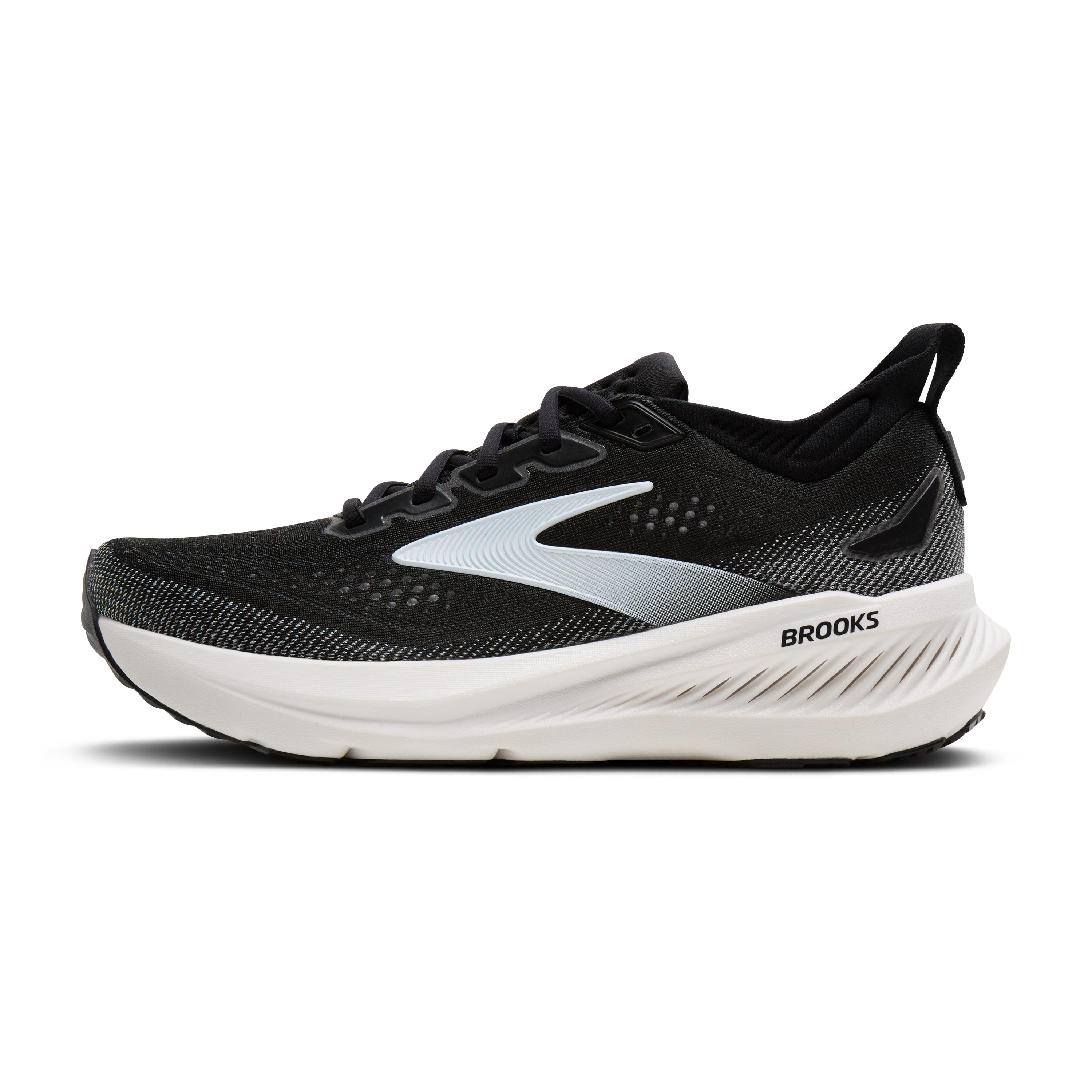 Brooks Glycerin 23 Womens Running Shoes - WIDE FIT Black/Grey/White