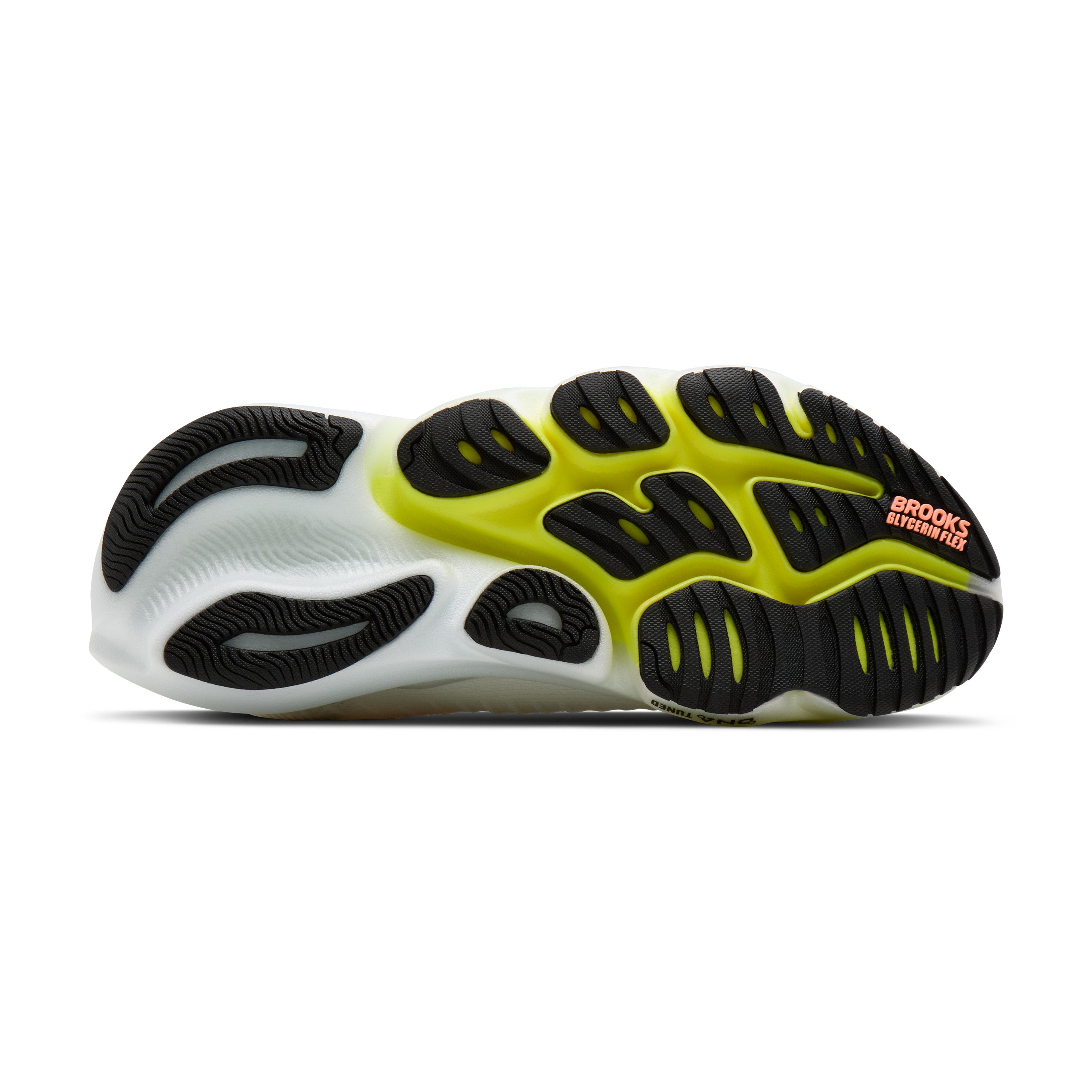 Brooks Glycerin Flex Womens Running Shoes - White/Peach/Nightlife