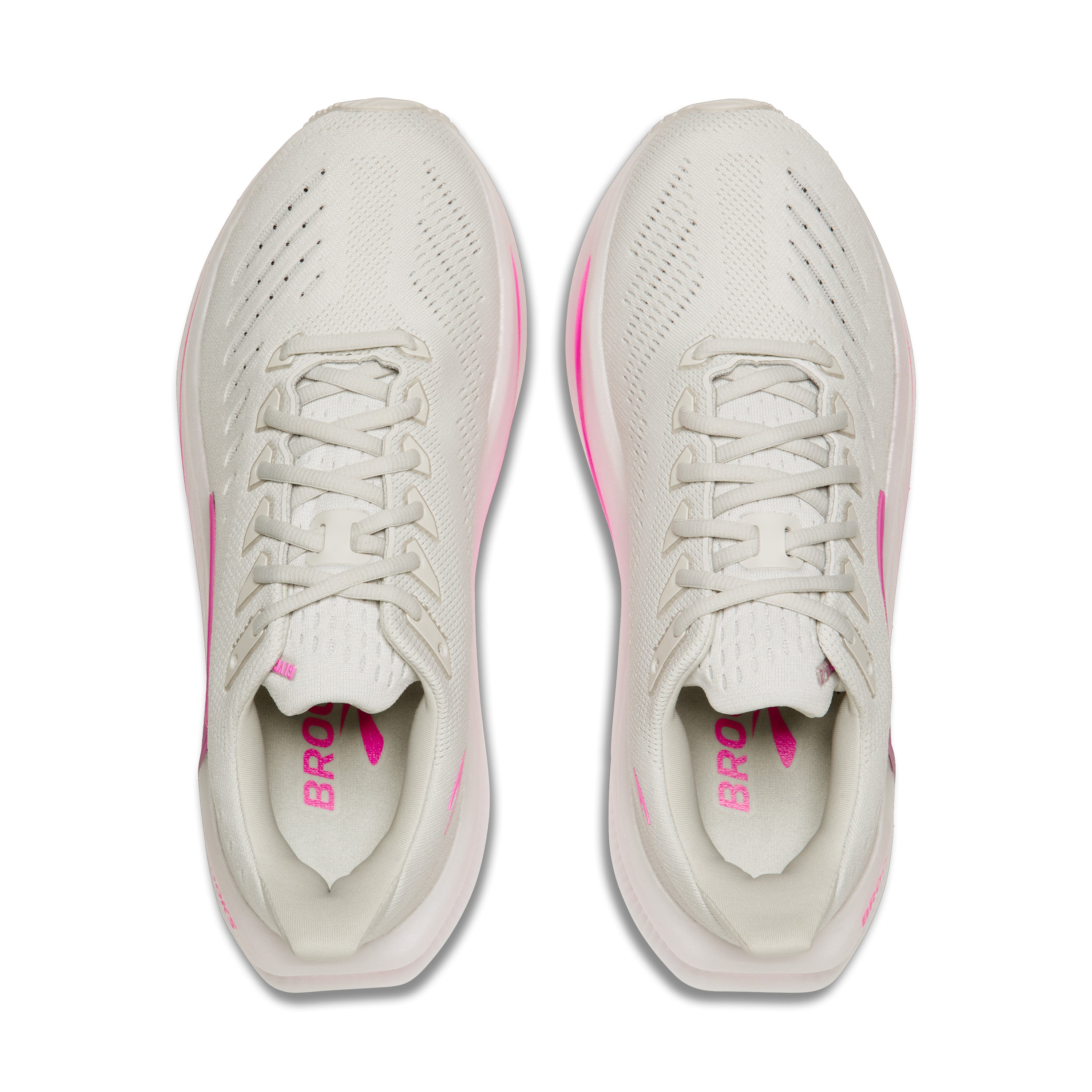 Brooks Glycerin Max 2 Womens Running Shoes - Oyster/Argyle/Cyber Pink