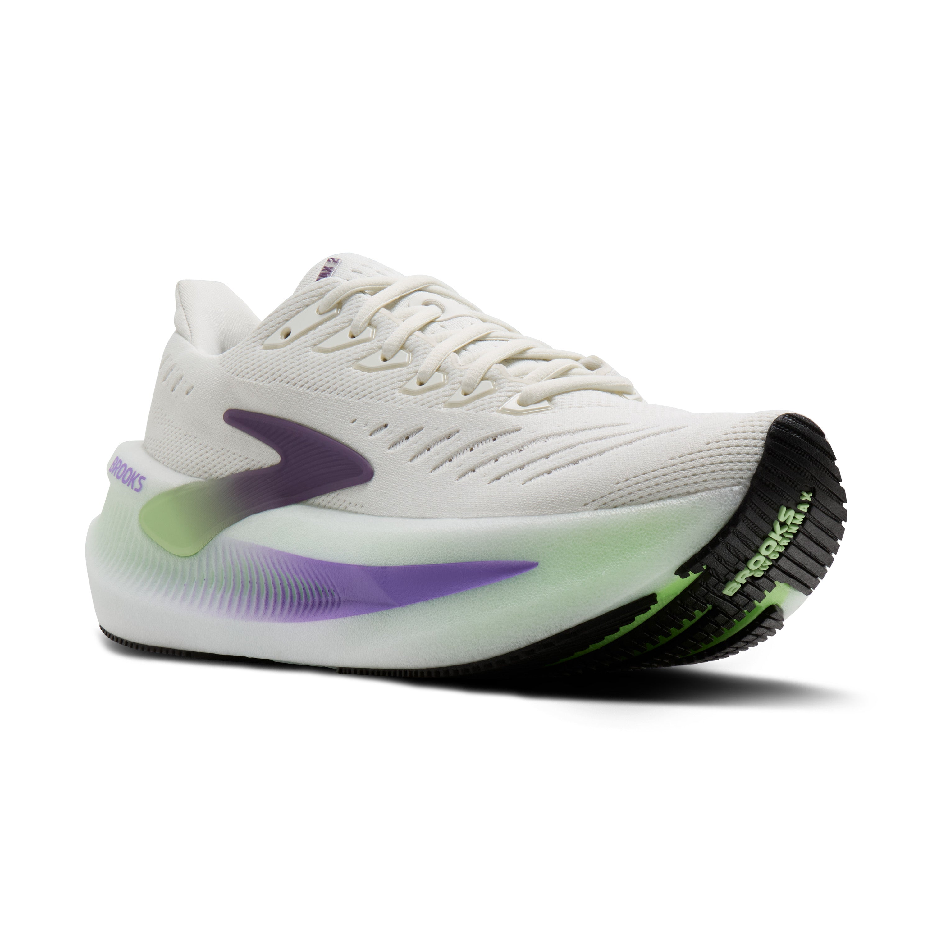Brooks Glycerin Max 2 Womens Running Shoes - Bluewash/Purple Hebe/Green