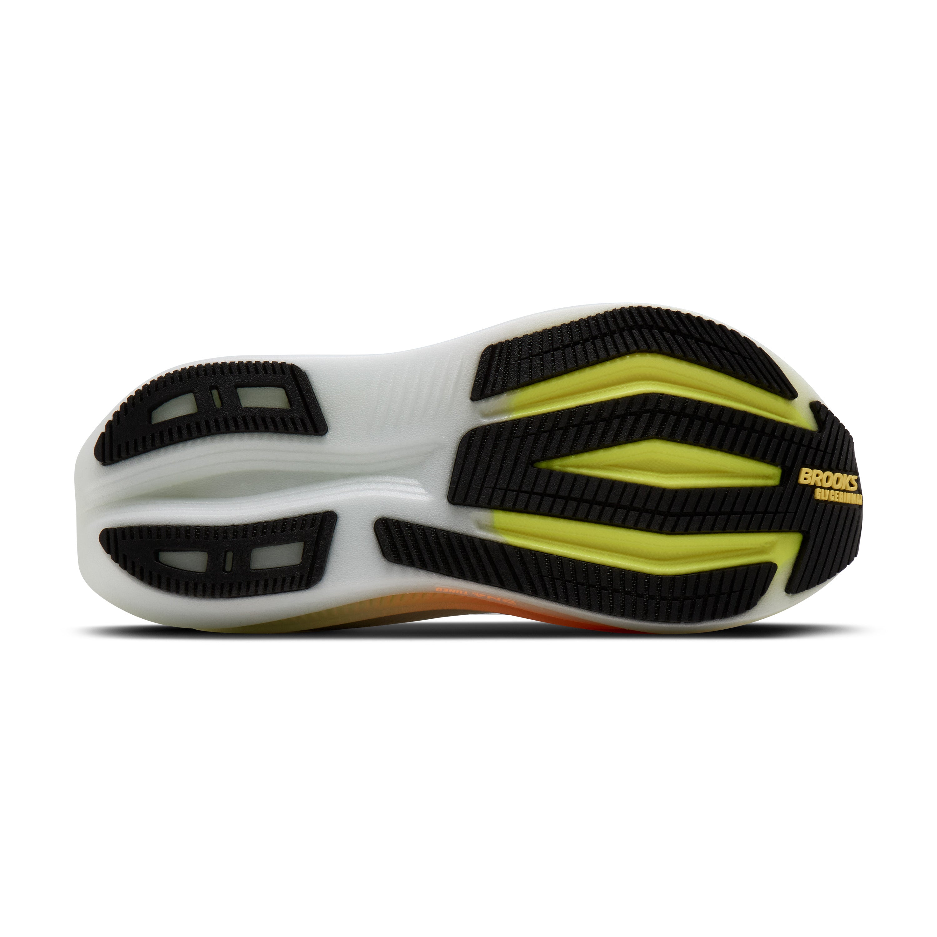Brooks Glycerin Max 2 Womens Running Shoes - White/Cyber Yellow/Nightlife