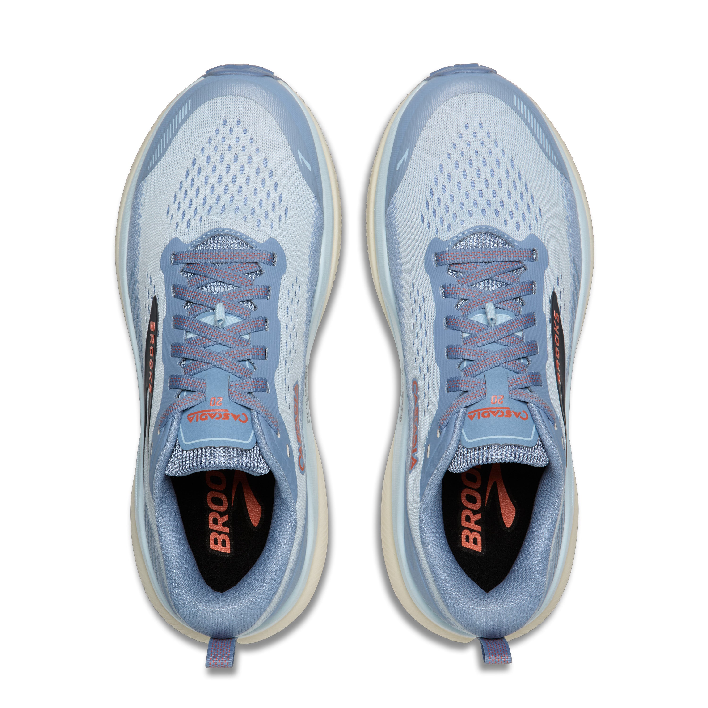 Brooks Cascadia 20 Womens Trail Running Shoes - Nantucket/Blue/Tigerliley