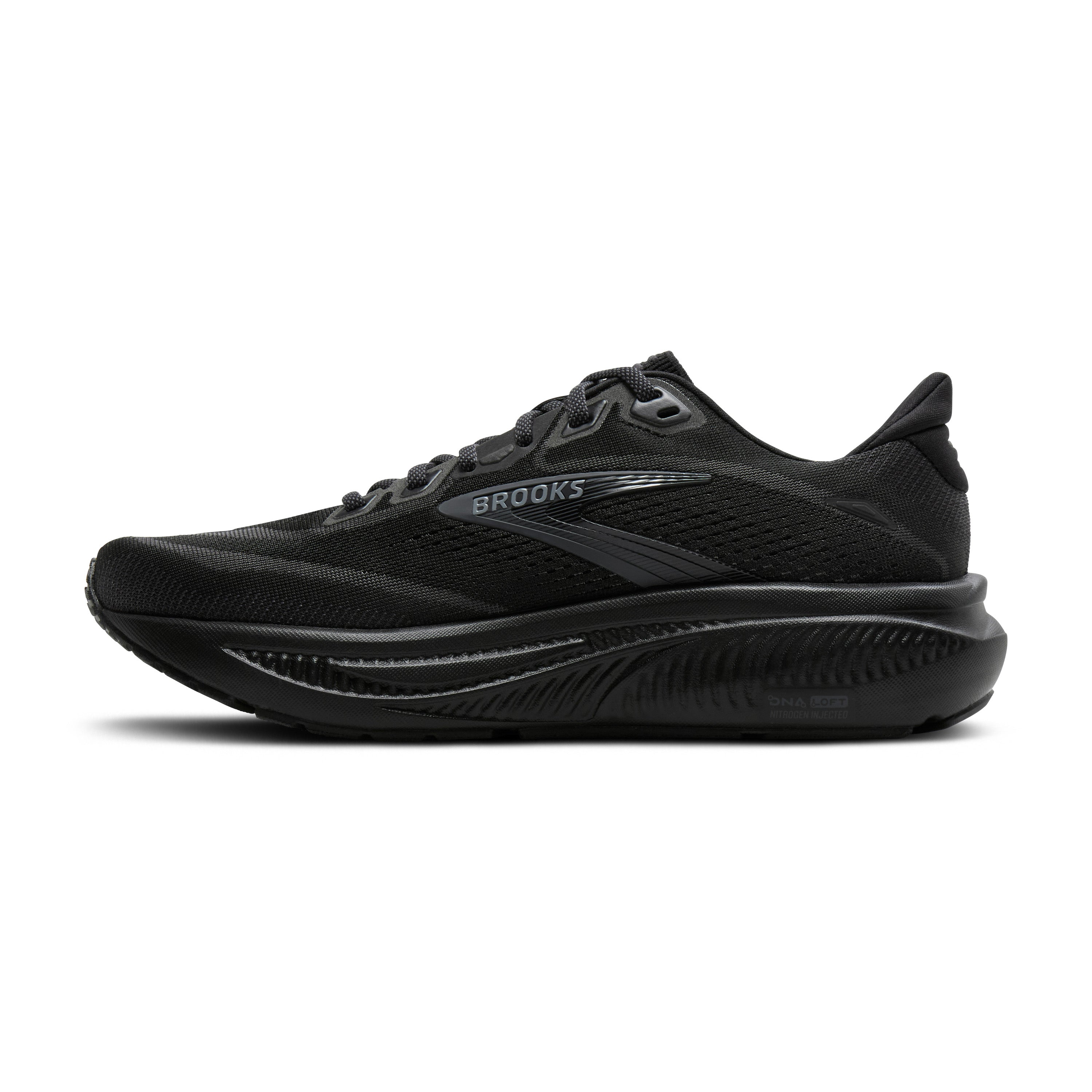 Brooks Ghost 18 Womens Running Shoe - Black/Black/Ebony