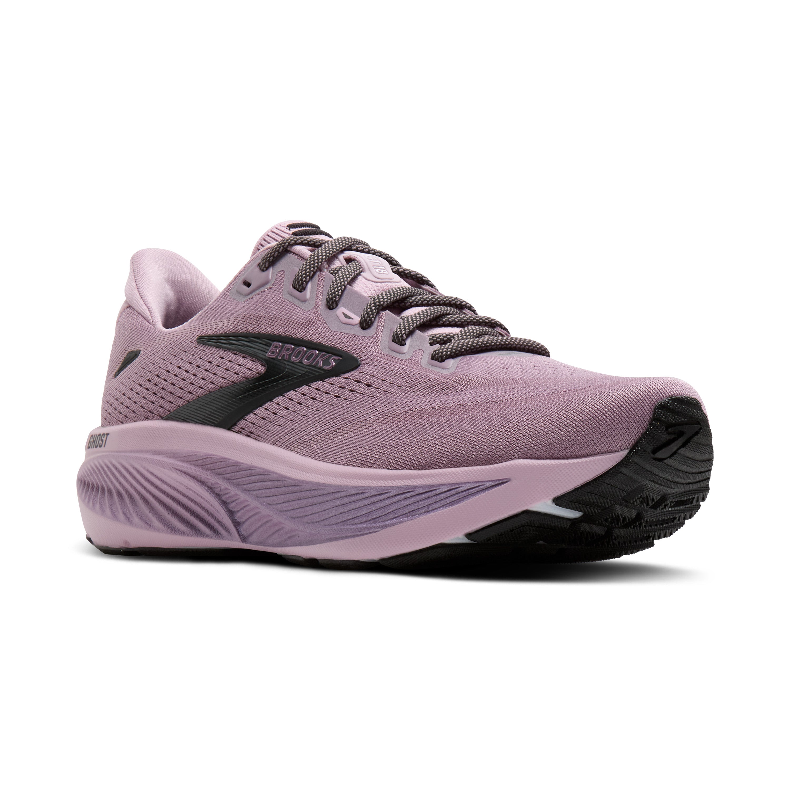 Brooks Ghost 18 Womens Running Shoe - Elderberry/Black