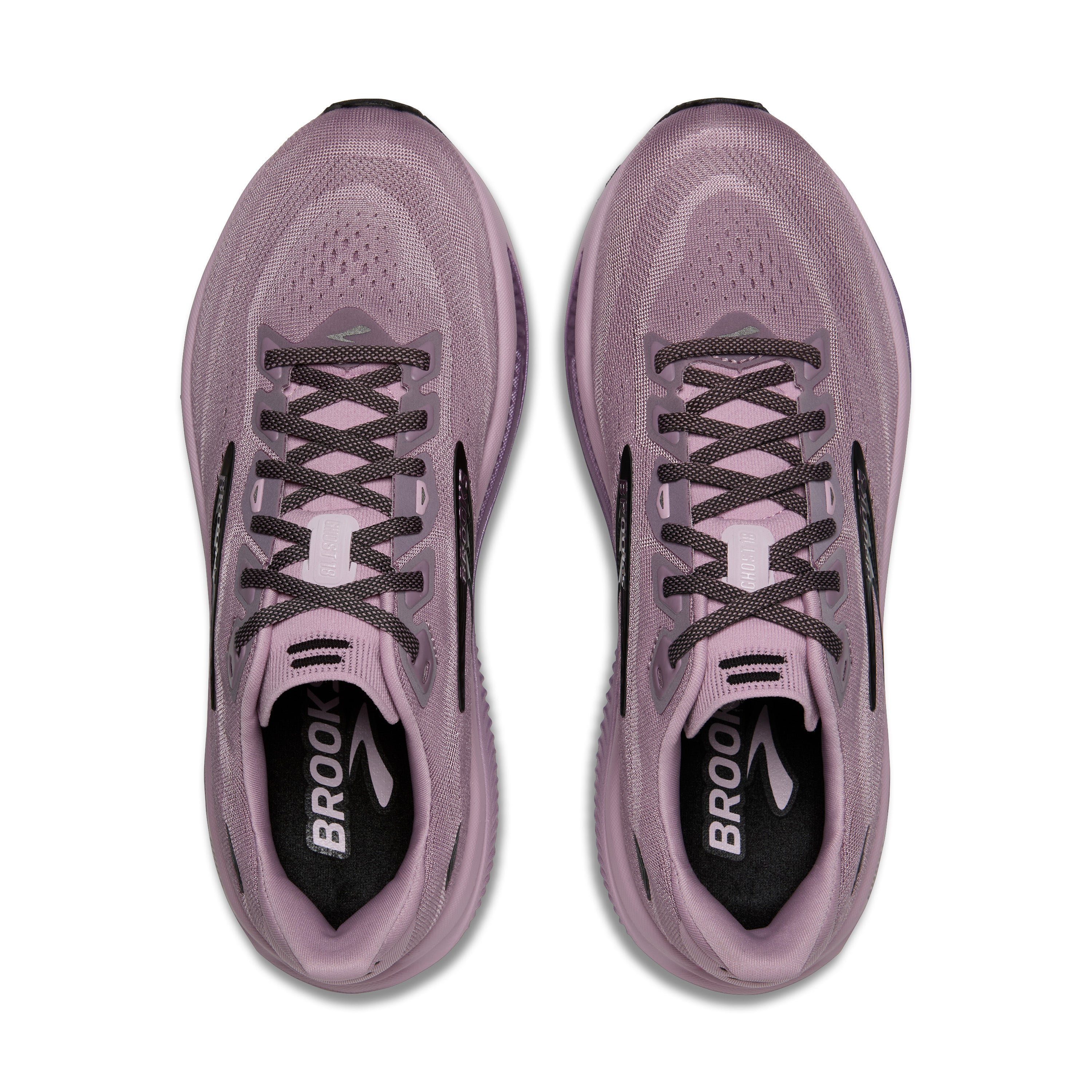 Brooks Ghost 18 Womens Running Shoe - Elderberry/Black