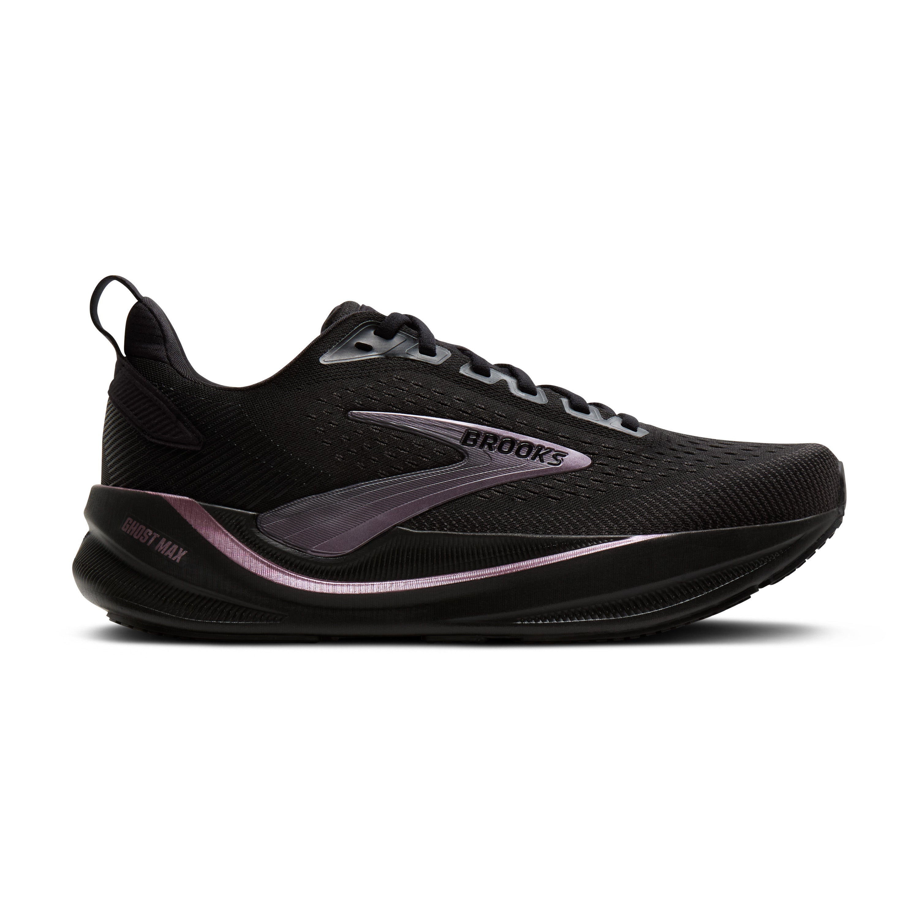 Brooks Ghost Max 4 Womens Running Shoes - Black/Black/Rose Gold