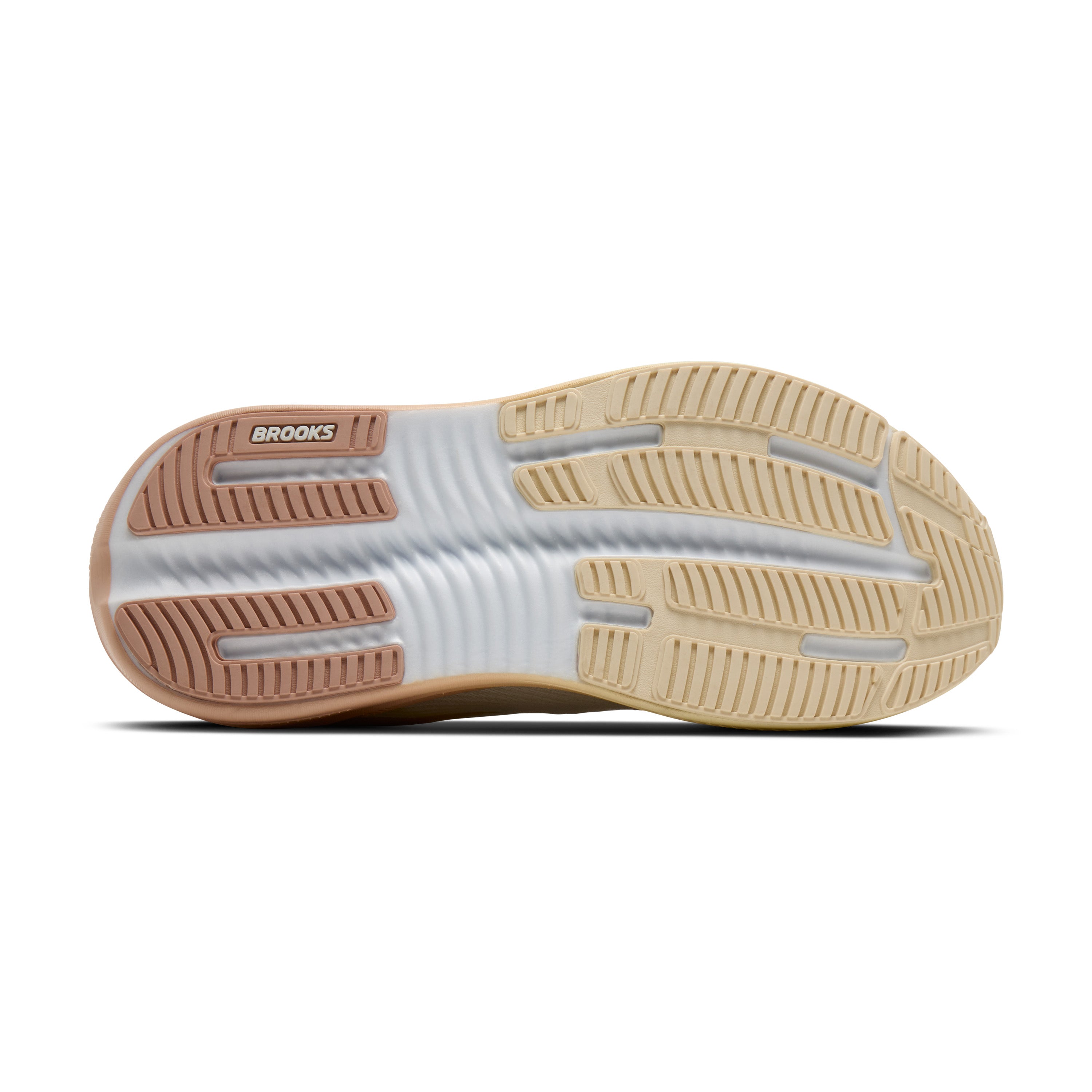 Brooks Ghost Max 4 Womens Running Shoes - White/Rose/Rutabaga