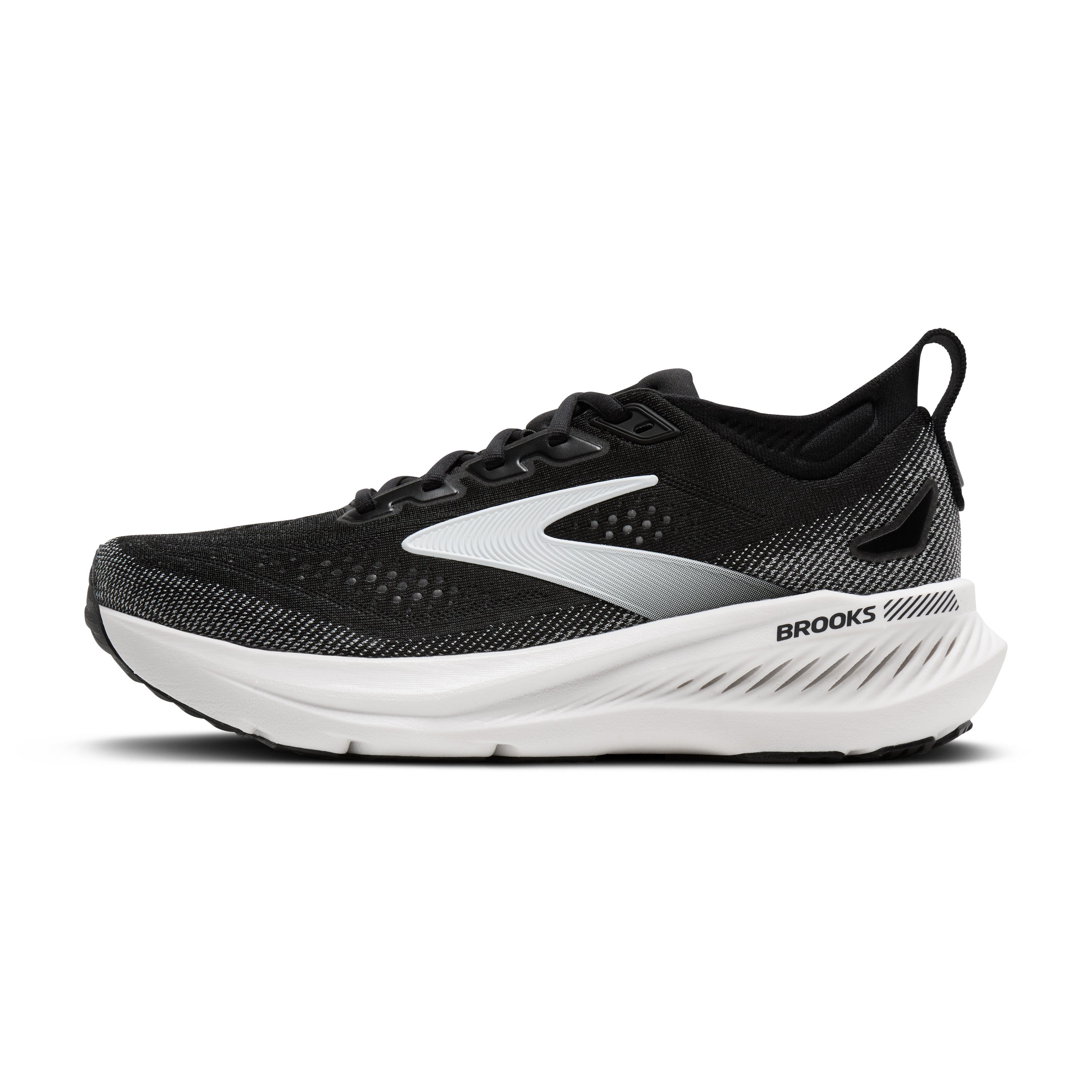 Brooks Glycerin GTS 23 Womens Running Shoes - Black/Grey/White