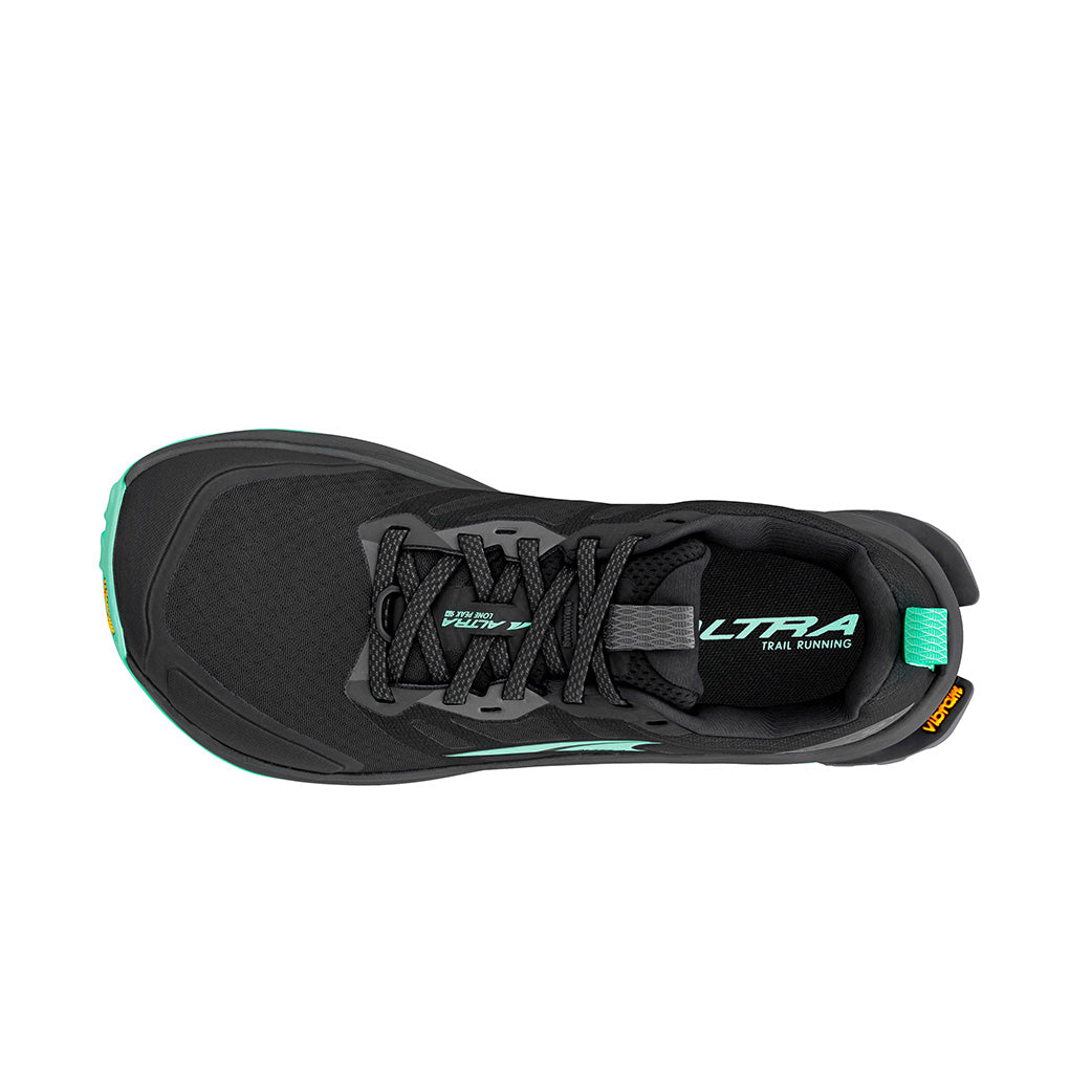 Altra Lone Peak 9 + Women's Running Shoes - Black/Teal