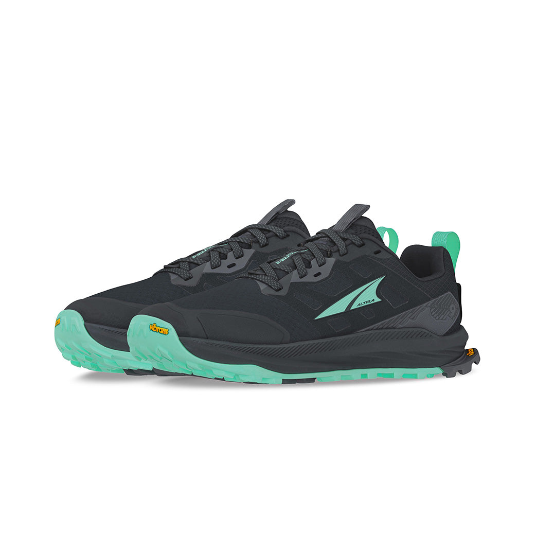 Altra Lone Peak 9 + Women's Running Shoes - Black/Teal
