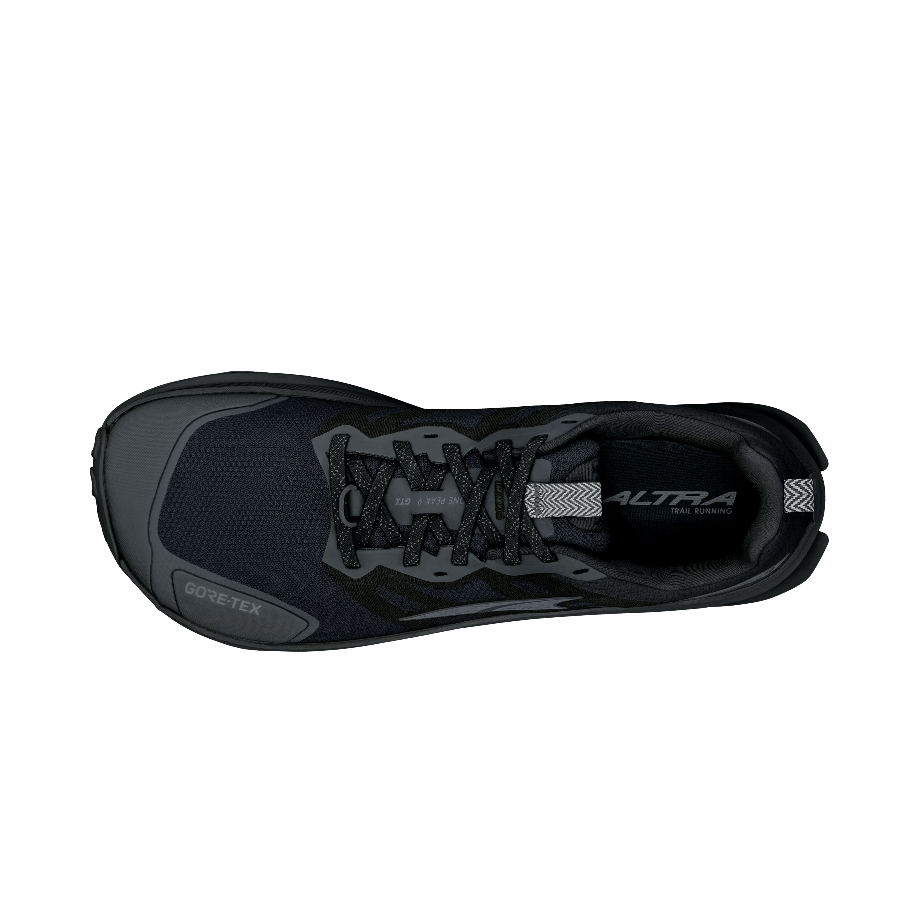 Altra Lone Peak 9+ GTX Mens Running Shoe - Black/Black