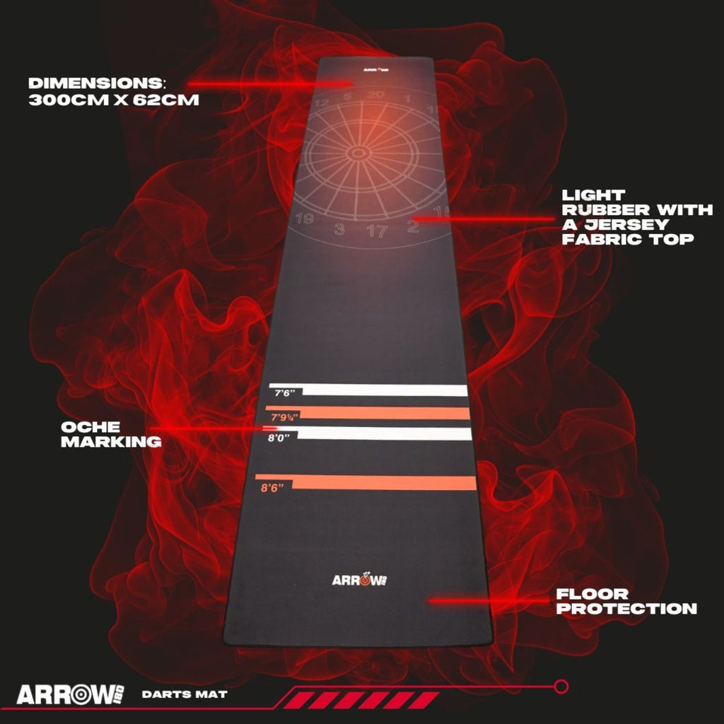 Arrow 180 Darts Mat