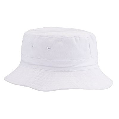 Bucket Sun Hat - White