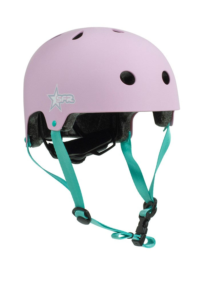 SFR Kids Adjustable Helmet Star Pink Green Main
