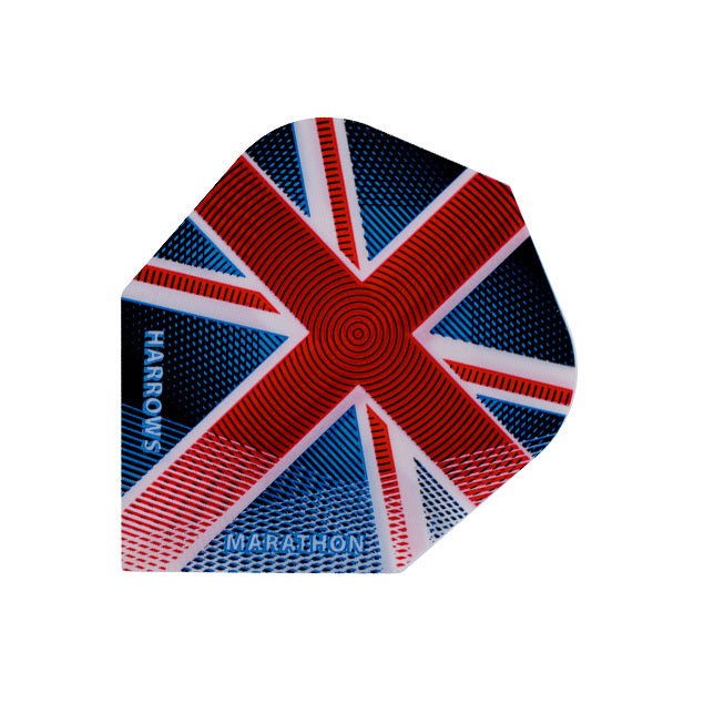 Harrows 100 Micron Marathon Flights Set (Union Jack)