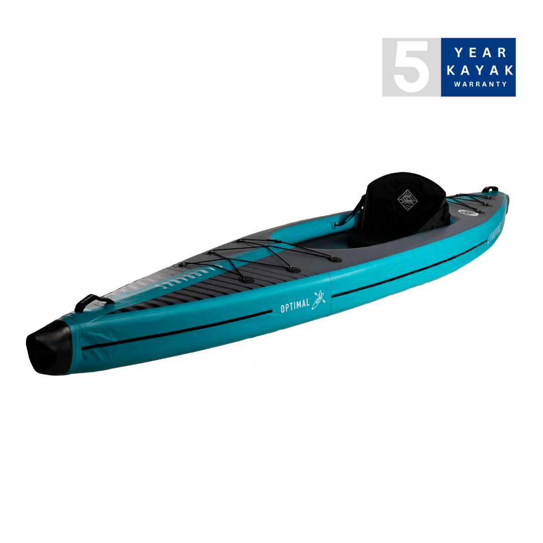 Sandbanks Style Optimal Single Seater Inflatable Kayak - Orange