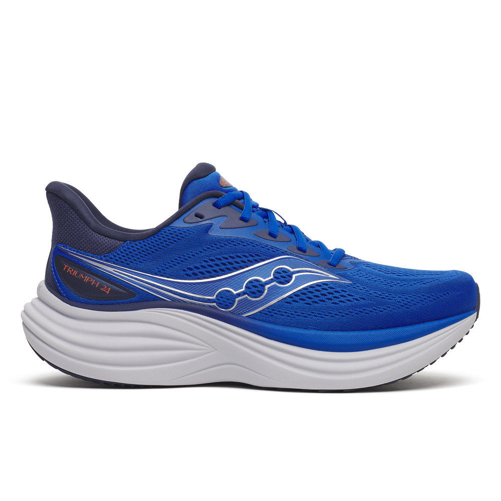 Saucony Triumph 24 Mens Running Shoes - Lapis/Silver