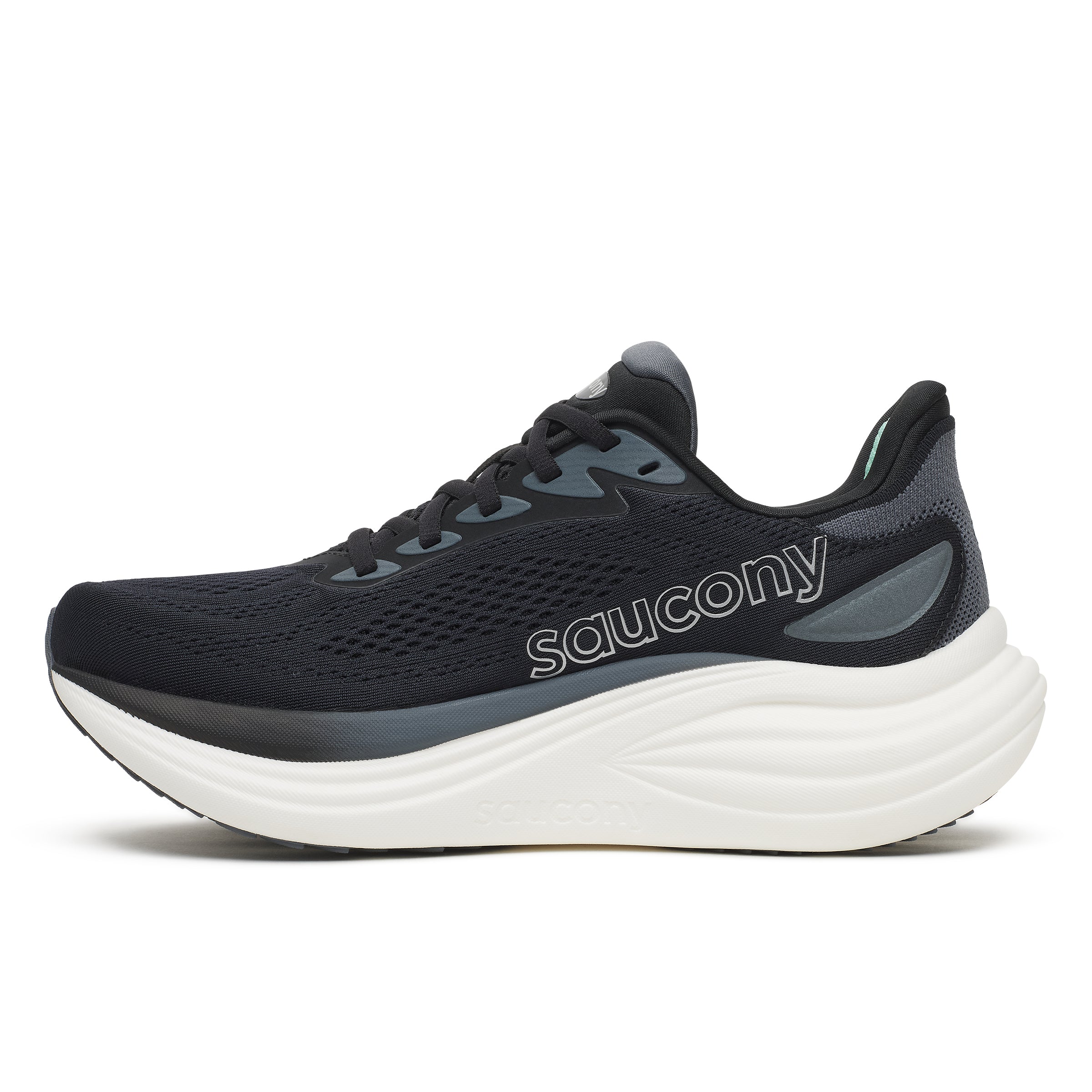Saucony Triumph 24 Womens Running Shoes - Black/Silver