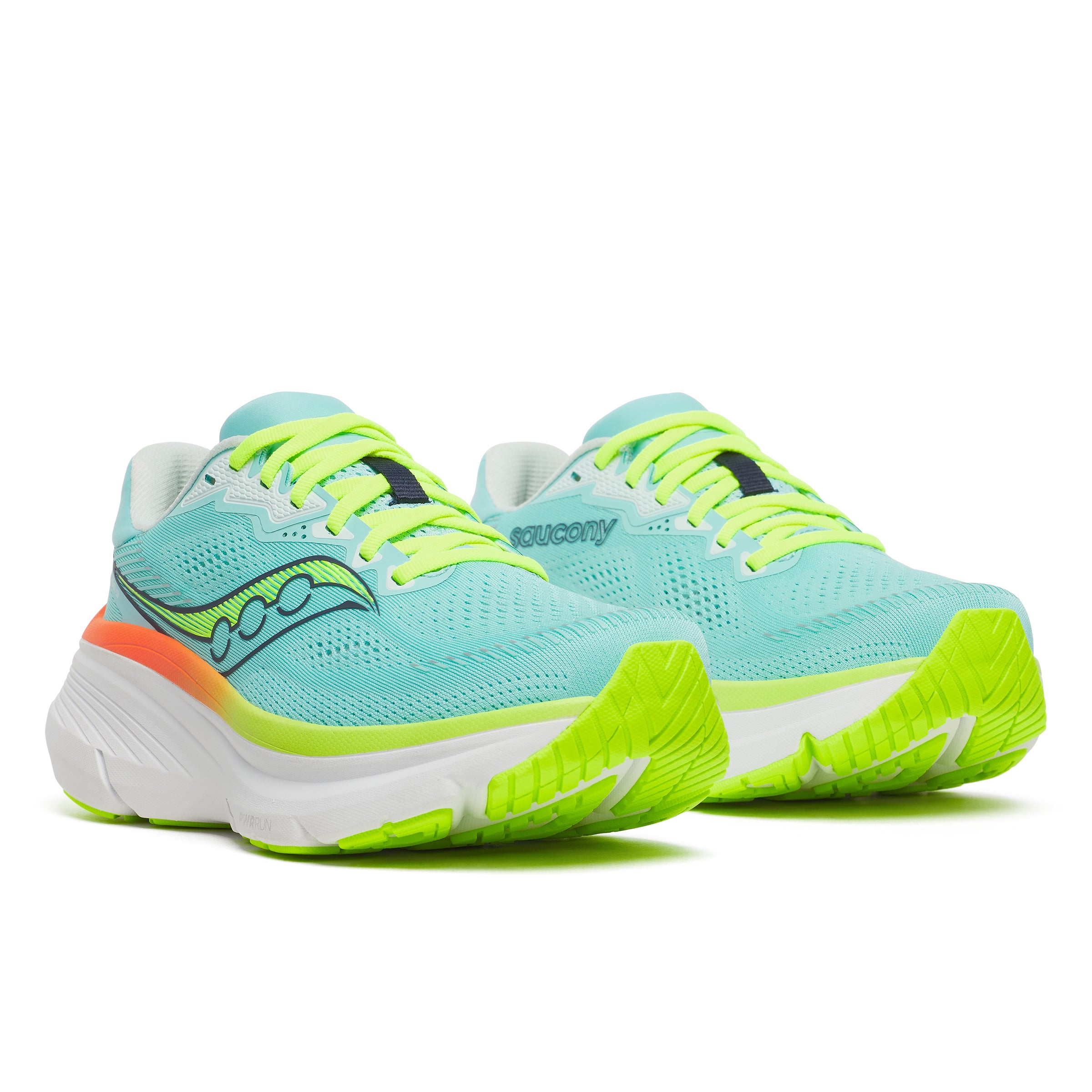 Saucony Guide 19 Womens Running Shoes - Splash/Citron