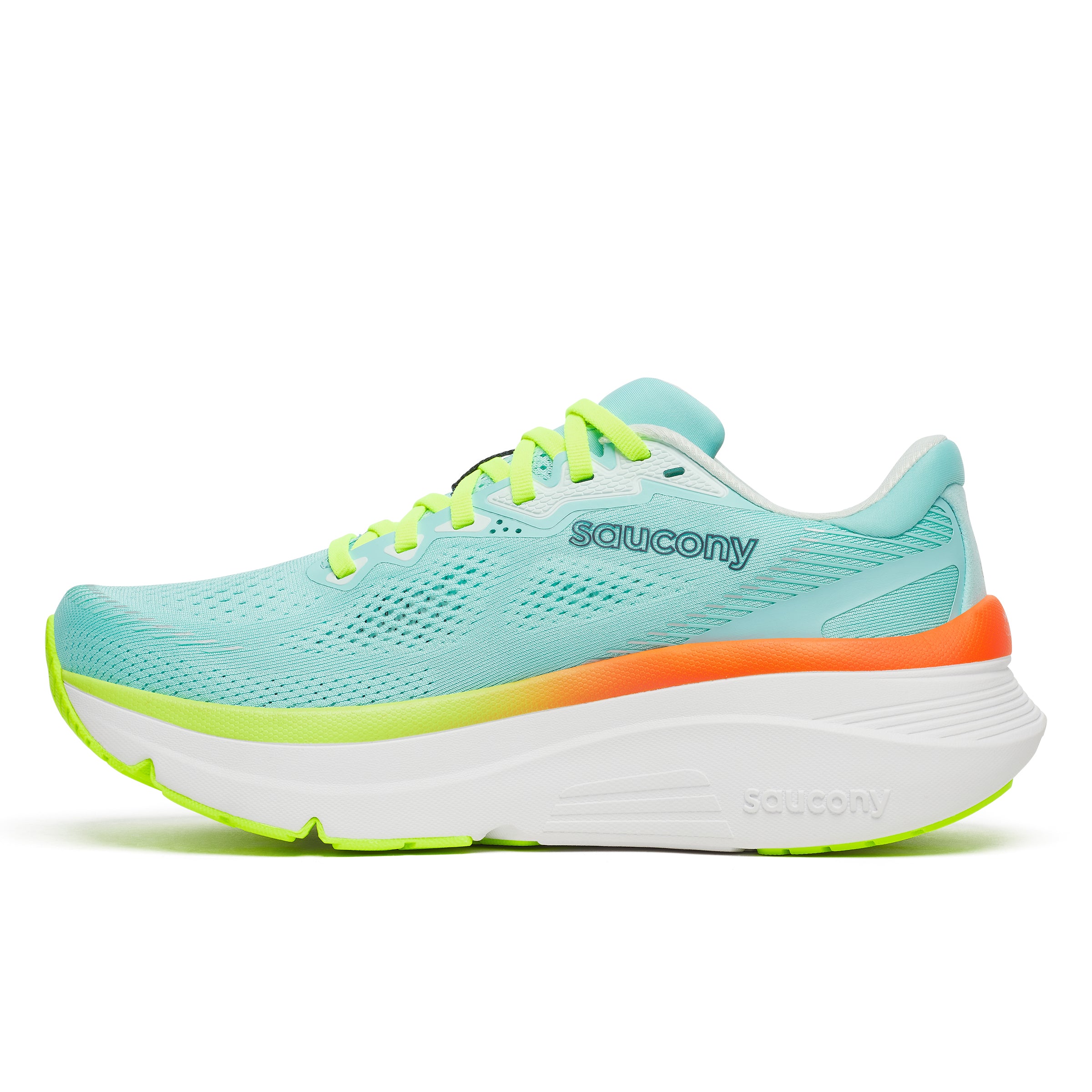 Saucony Guide 19 Womens Running Shoes - Splash/Citron