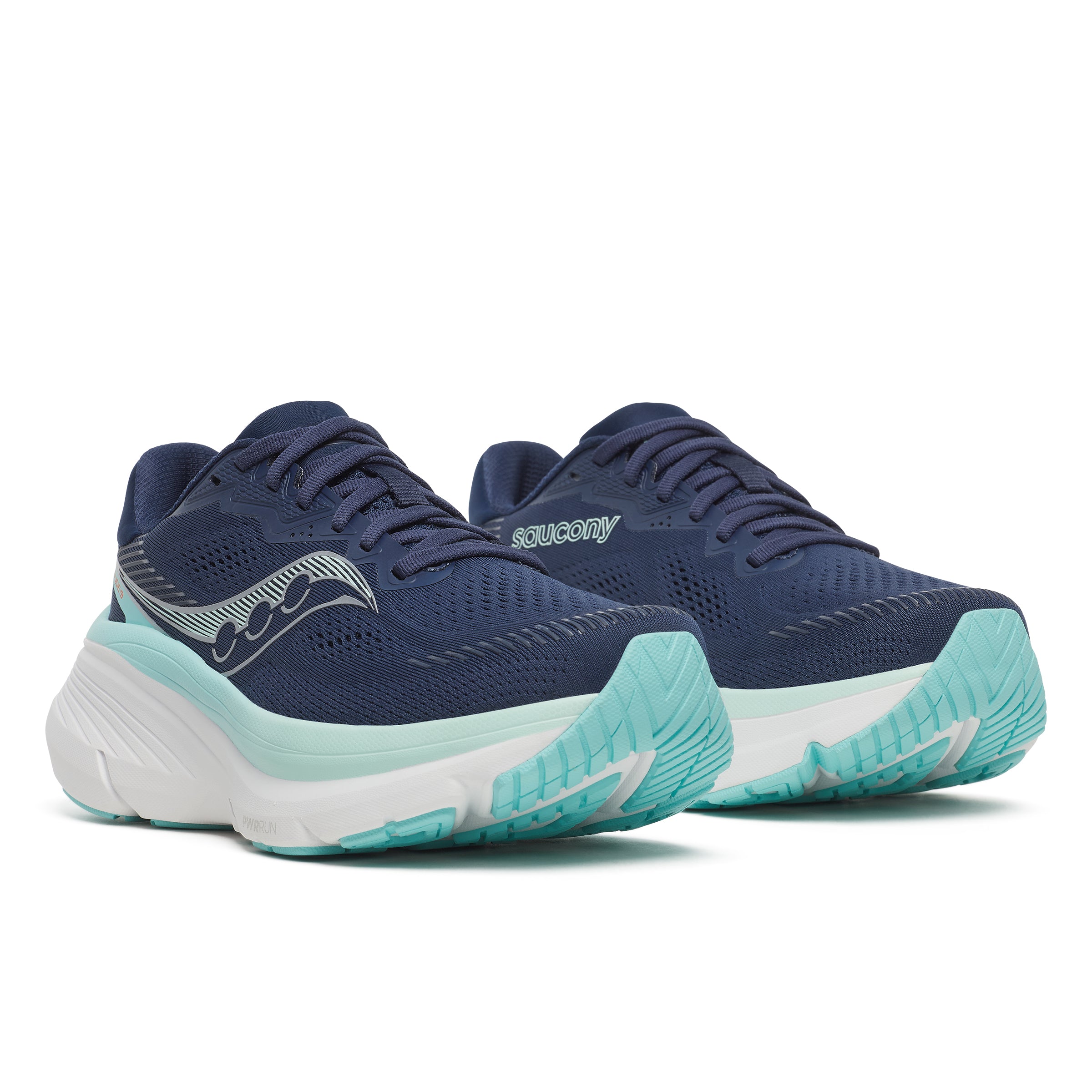 Saucony Guide 19 Womens Running Shoes - Navy/Aqua