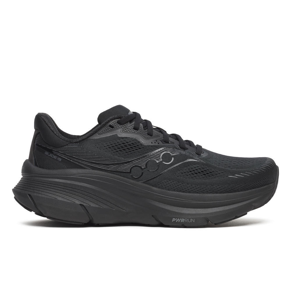 Saucony Guide 19 Mens Running Shoes - Triple Black