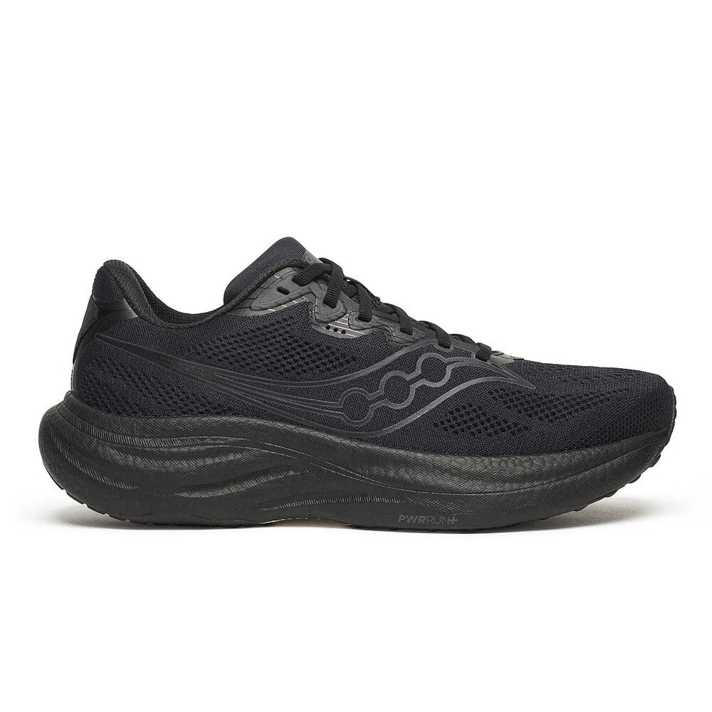 Saucony Ride 19 Mens Running Shoes - Triple Black