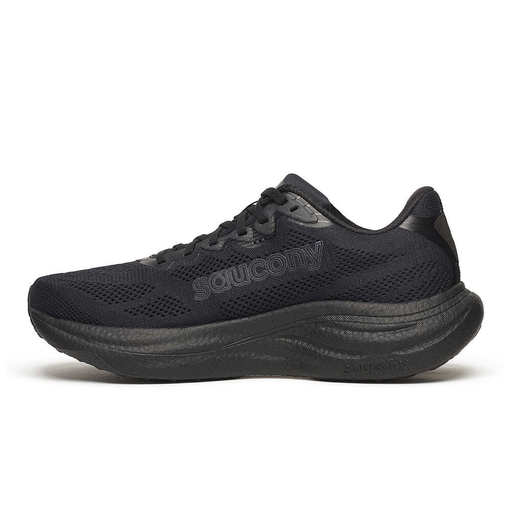 Saucony Ride 19 Mens Running Shoes - Triple Black
