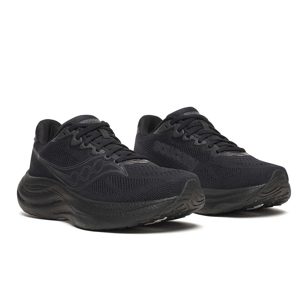 Saucony Ride 19 Mens Running Shoes - Triple Black