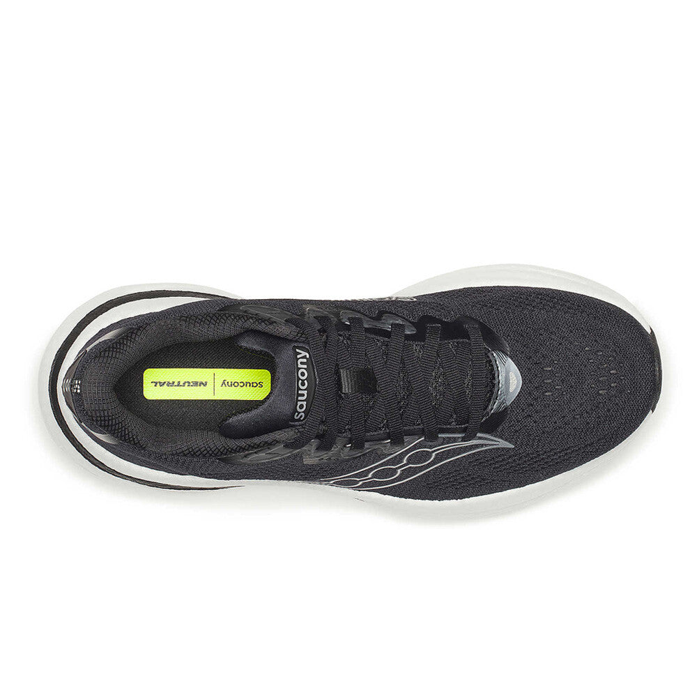 Saucony Ride 19 Womens Running Shoes - Black/Silver