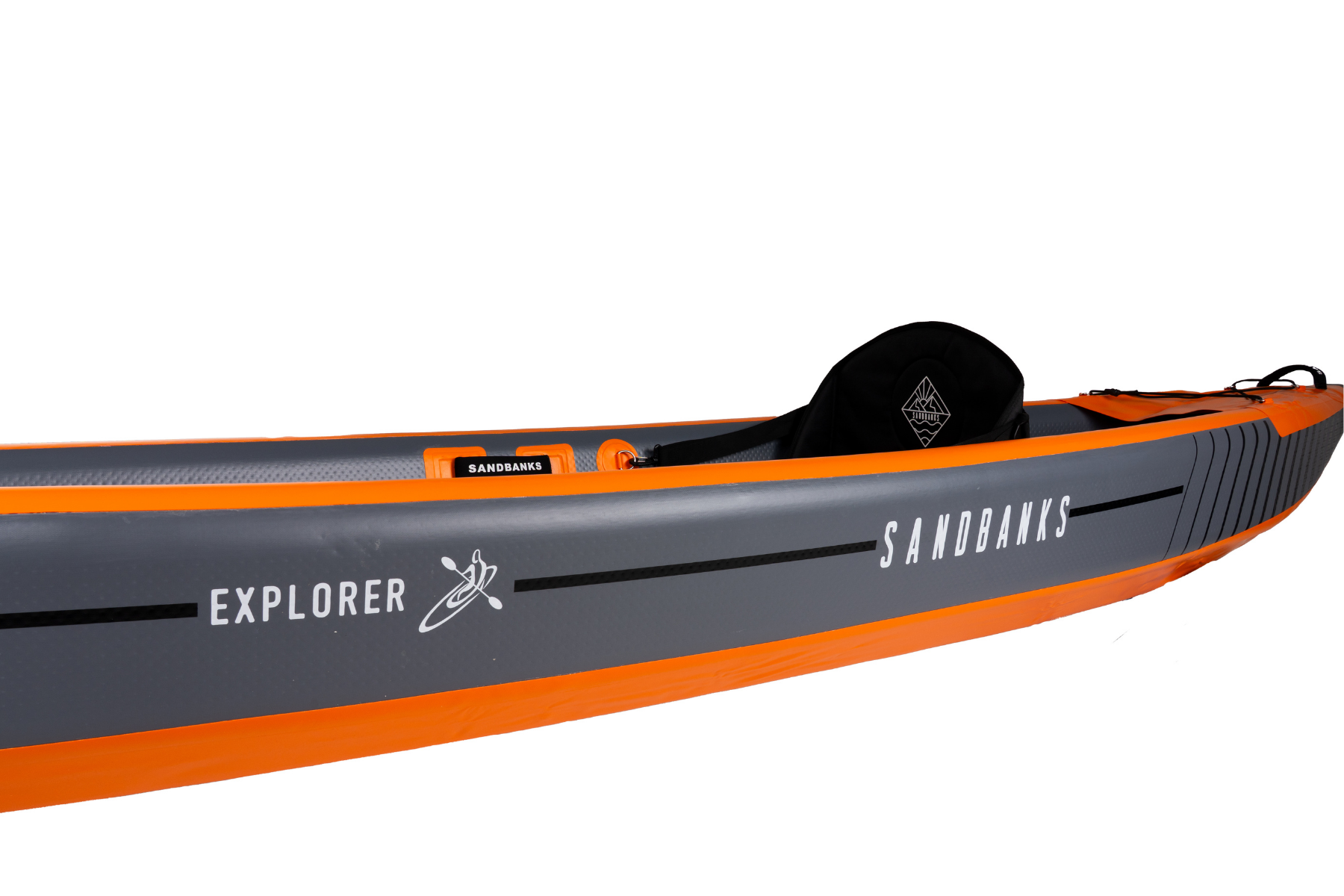 Sandbanks Style Explorer Single Seater Inflatable Kayak - Orange