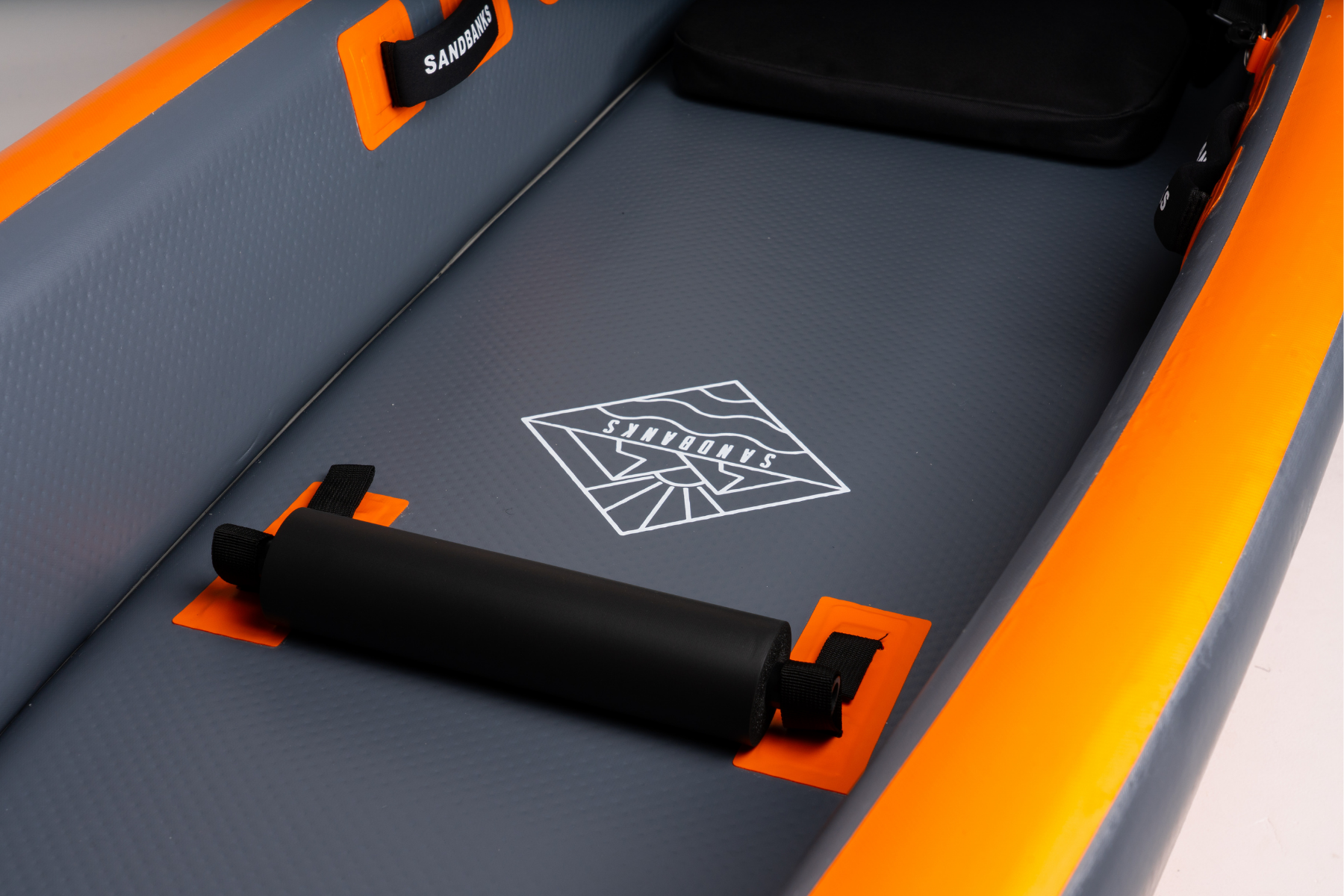 Sandbanks Style Explorer Single Seater Inflatable Kayak - Orange
