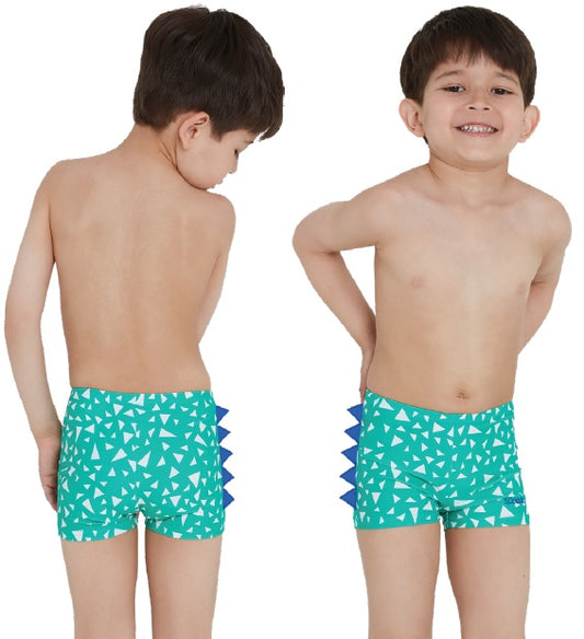 Speedo Corey Croc Aquashorts Infants (Green/White/Blue, 9-12 Months)