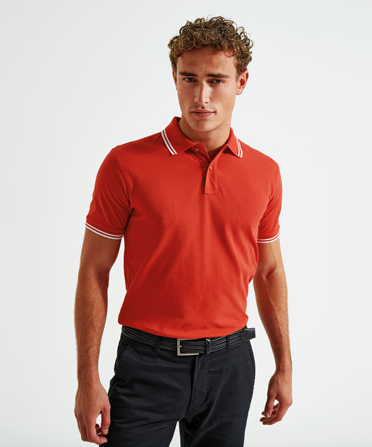 Asquith & Fox Men's Classic Fit Tipped Polo Shirt