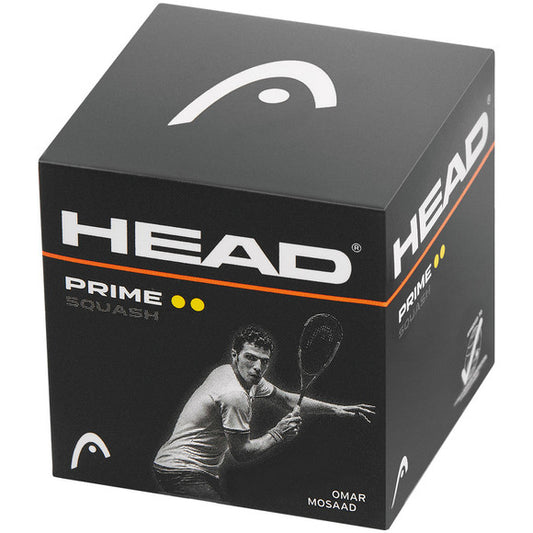 Head Prime Double Yellow Dot (DYD) Squash Ball