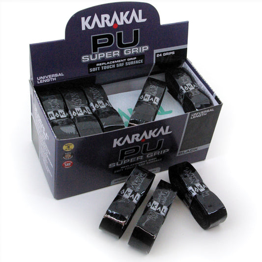 Karakal PU Super Racket Grip x 1 (Black)