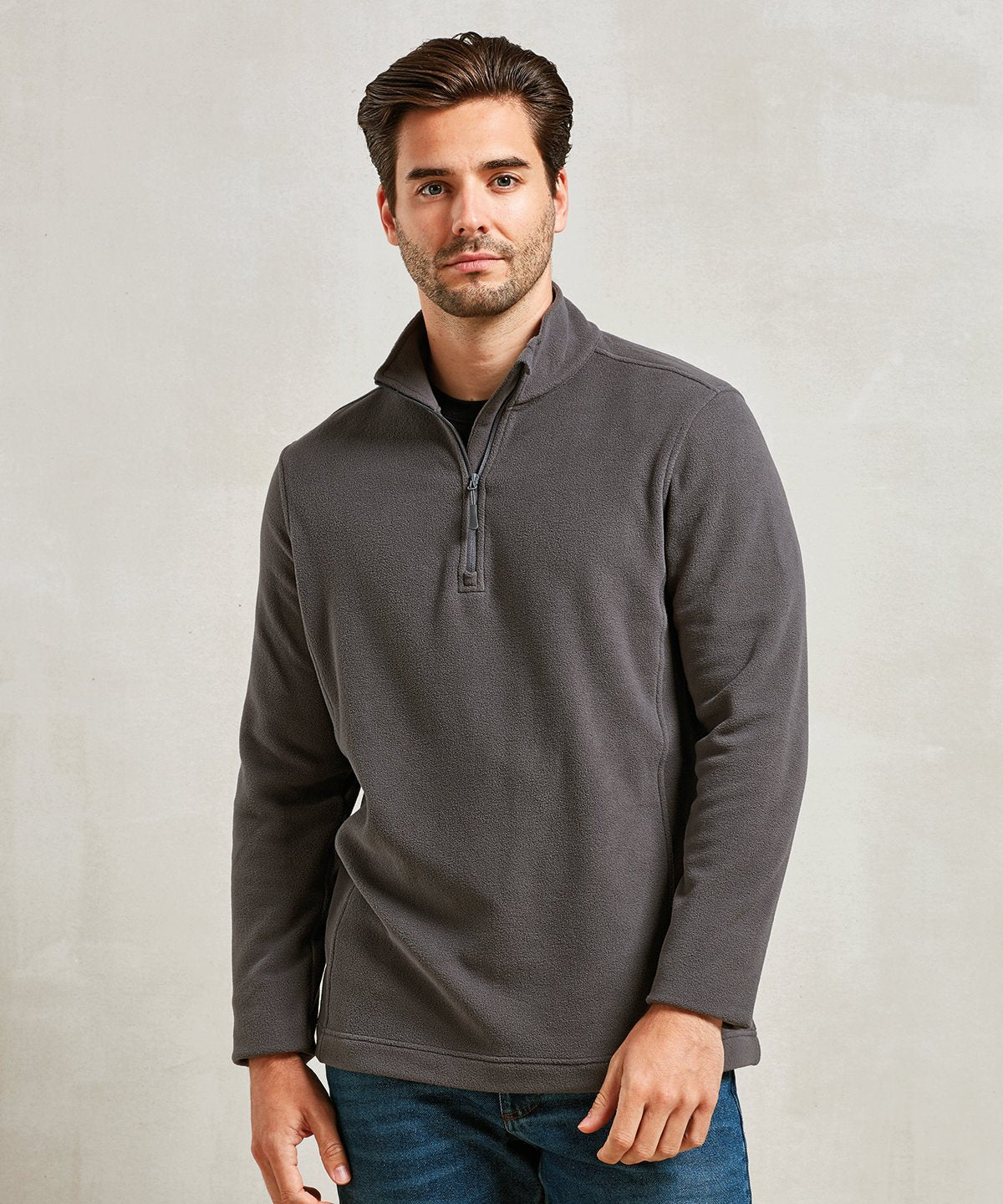 Unisex ‘Recyclight’ 1/4 zip micro fleece