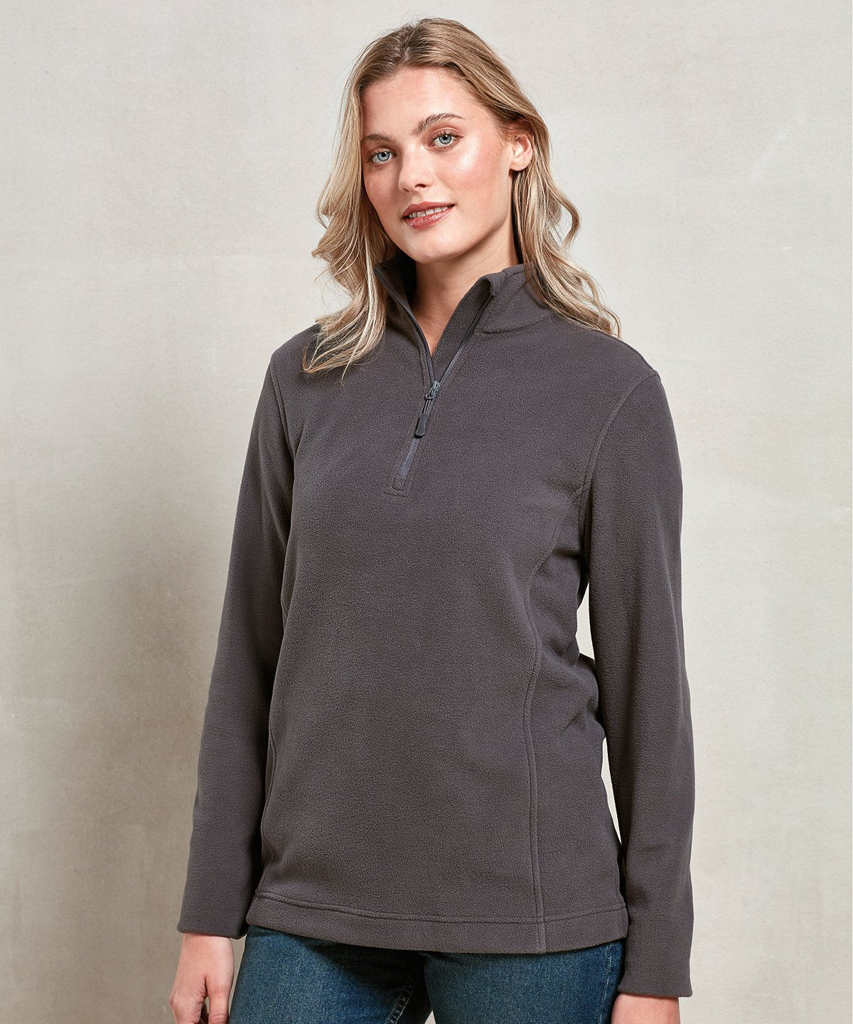 Unisex ‘Recyclight’ 1/4 zip micro fleece