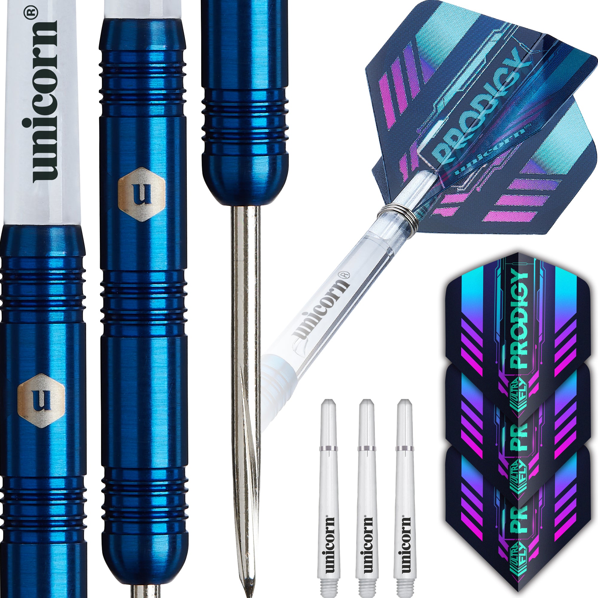 Unicorn Prodigy 01 Steel Tip Dart Set - 95% Tungsten
