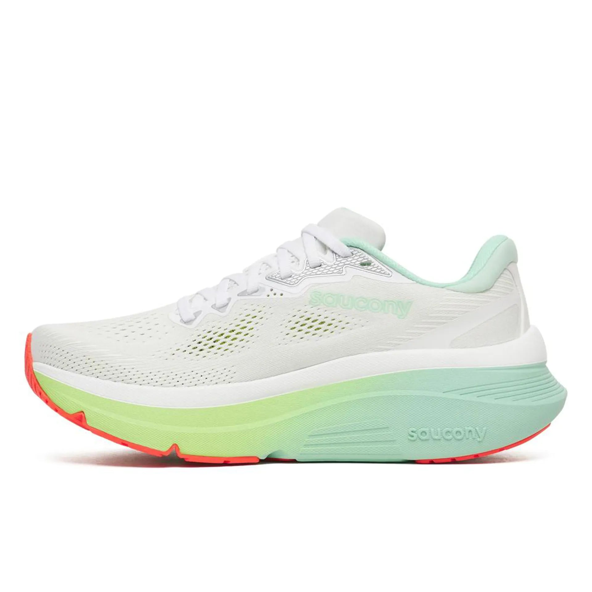Saucony Guide 19 Womens Running Shoes - White/Tint