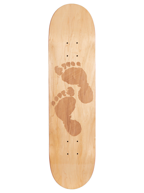 Two Bare Feet 7.75"-8.5" Laser Logo Canadian Maple Skateboard Deck