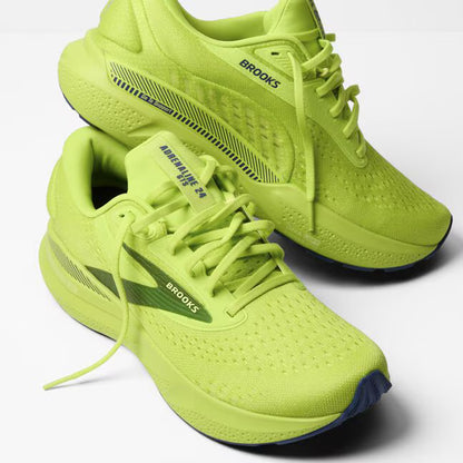 Brooks Adrenaline GTS 24 Mens Running Shoes - Acid Lime/Sunny Lime/Navy