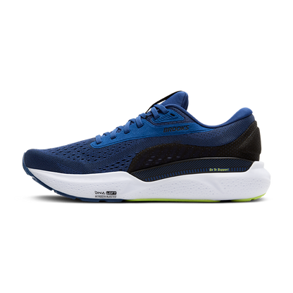 Brooks Adrenaline GTS 24 Mens Running Shoes - Navy/Black/Lime