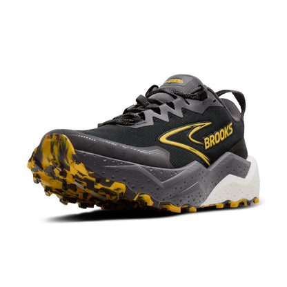 Brooks Caldera 8 Mens Trail Running Shoes - Black/Rabbit/Zest